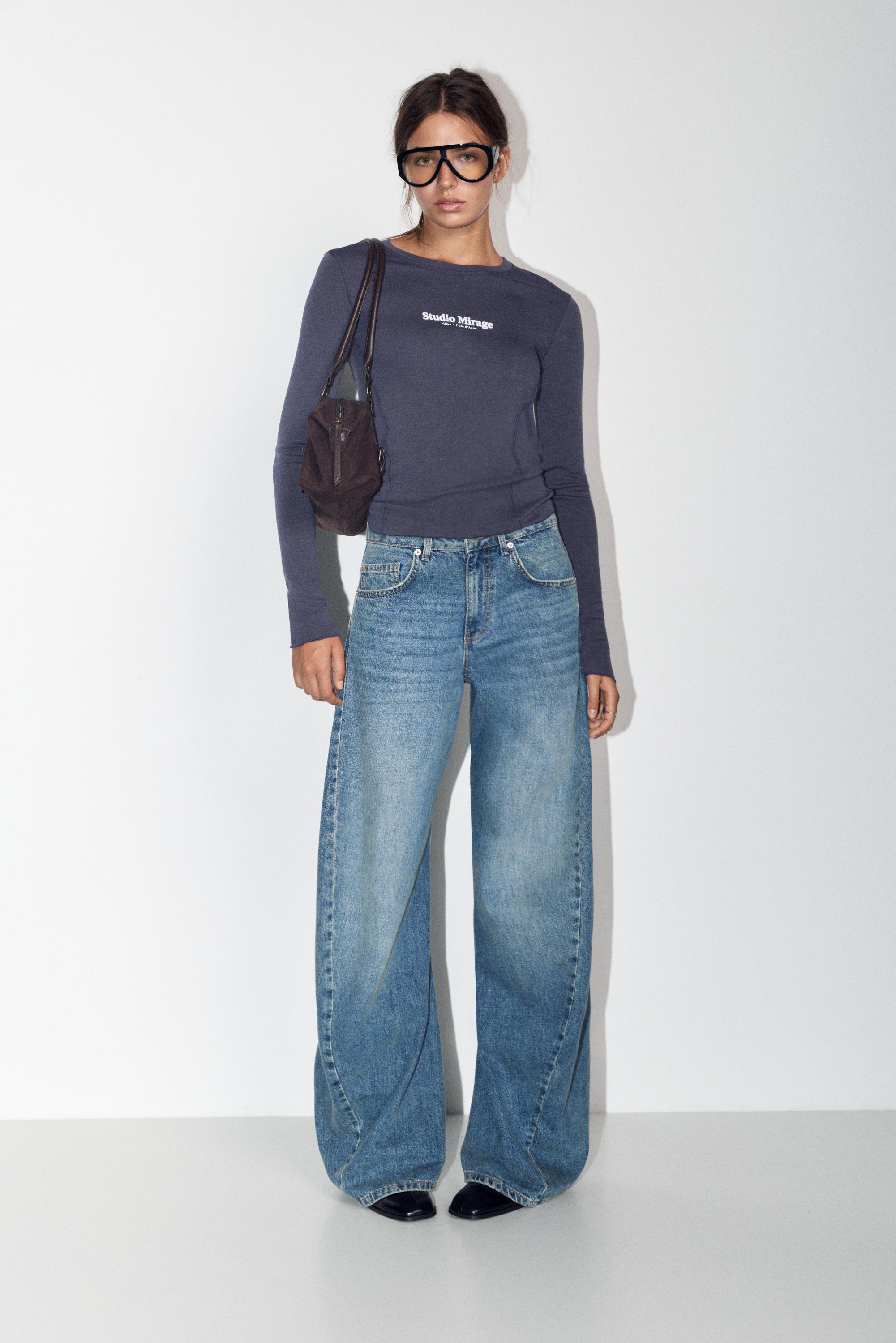 Pull&Bear Dikiş detaylı grafik tişört görsel 8