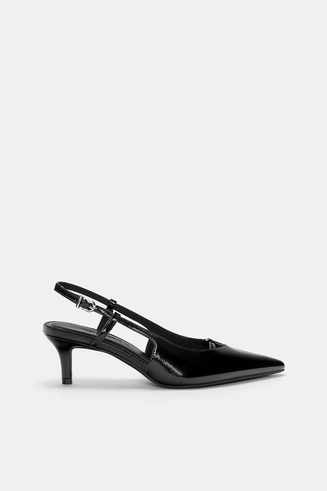 Sandales à Talons Pour Femme 3 Cm - Bout Rond, Lanières Cheville, Boucle - Chaussures Bureau, été, Habillées