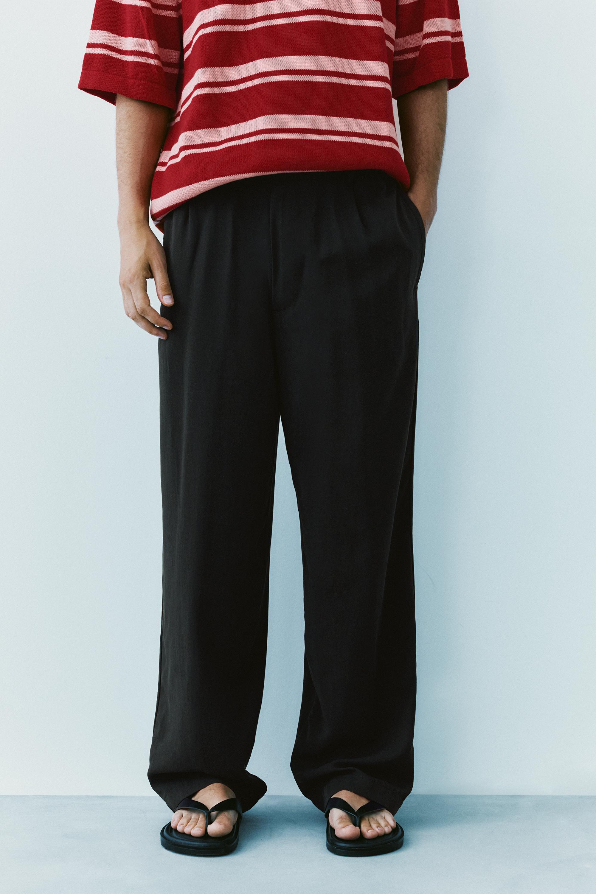 Tailored jogging trousers — Black
