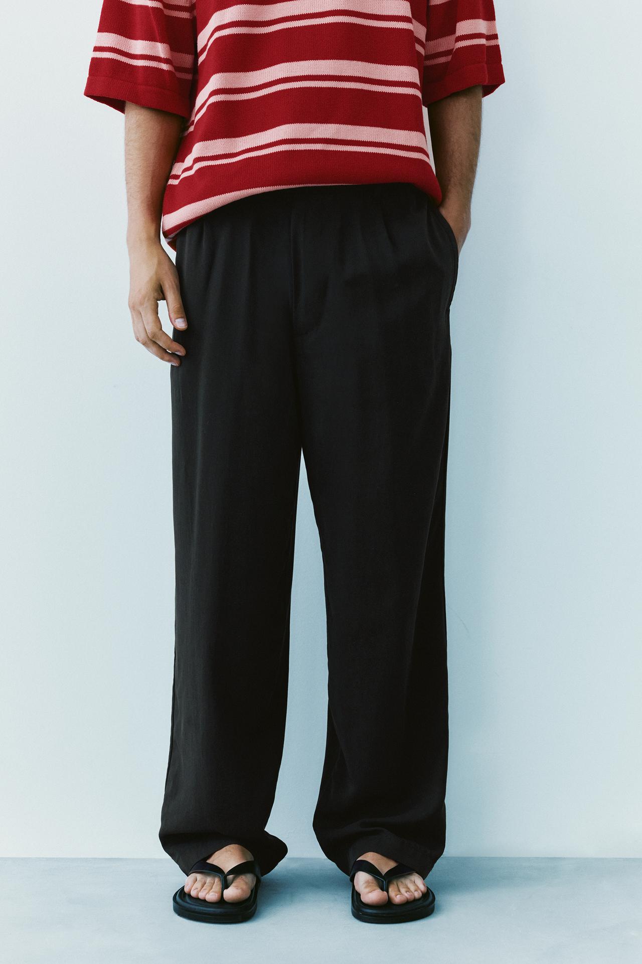 Tailored jogging trousers — Black
