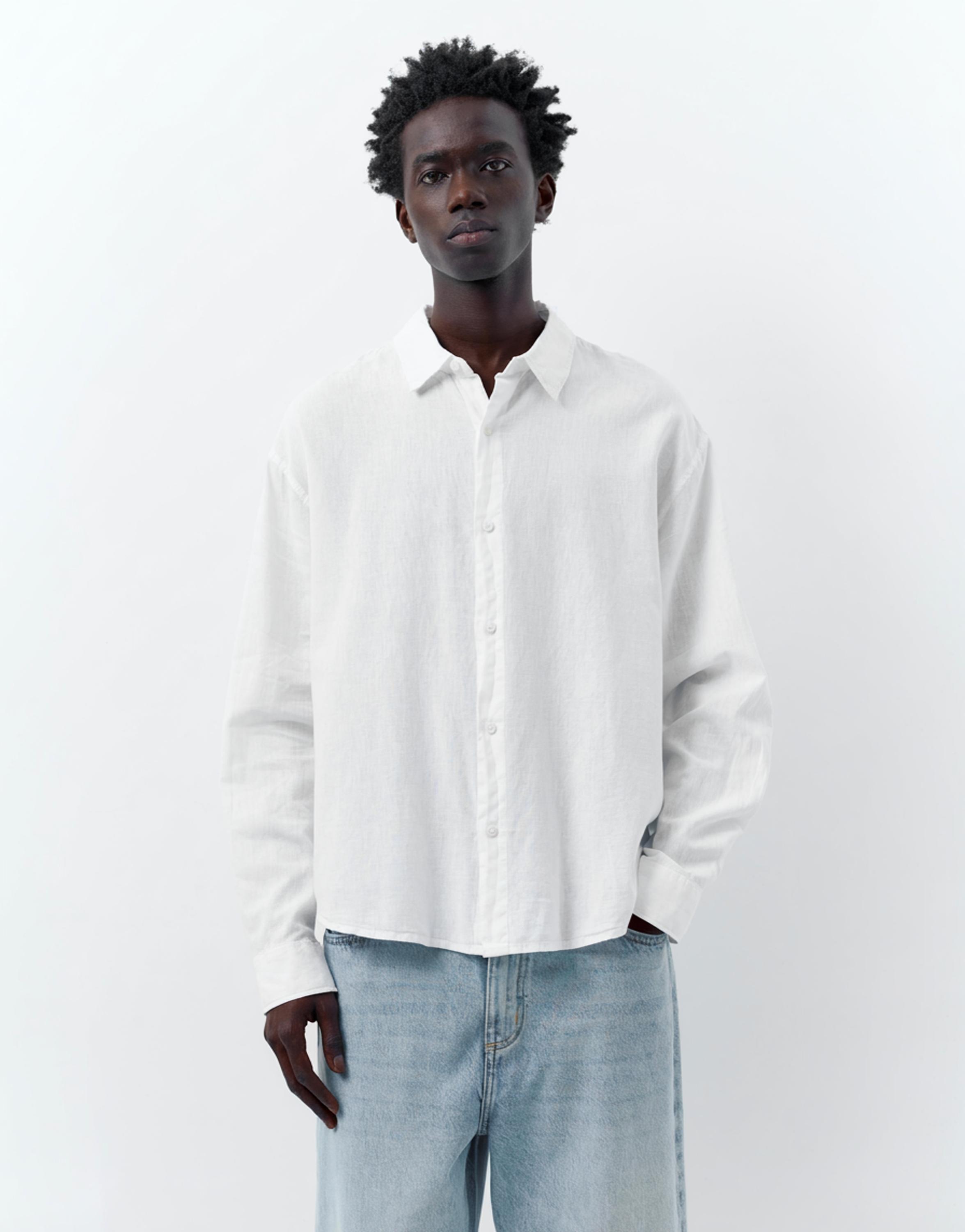 Ketenli gömlek - Görsel 46