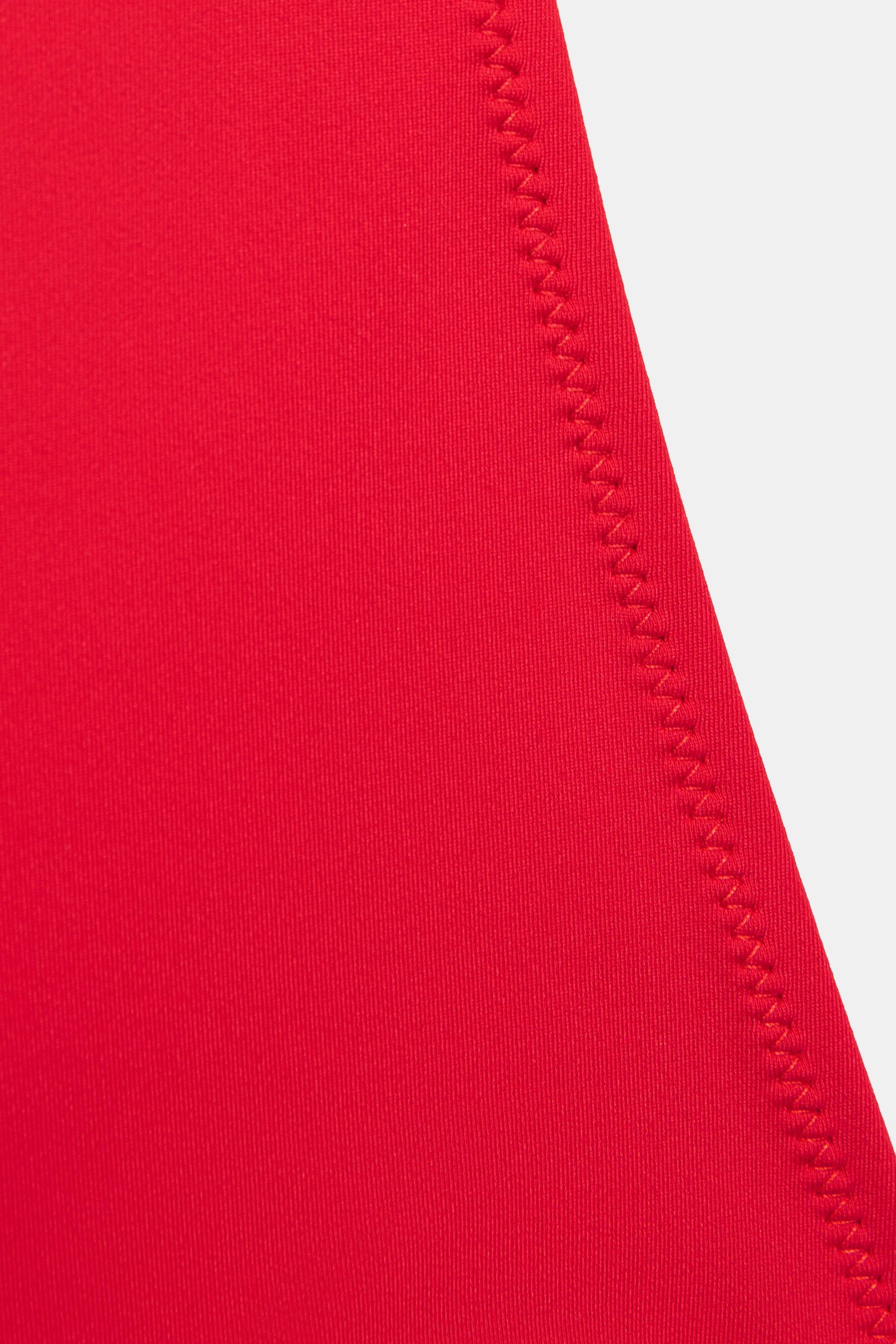 Multi-way bikini top — Bright red