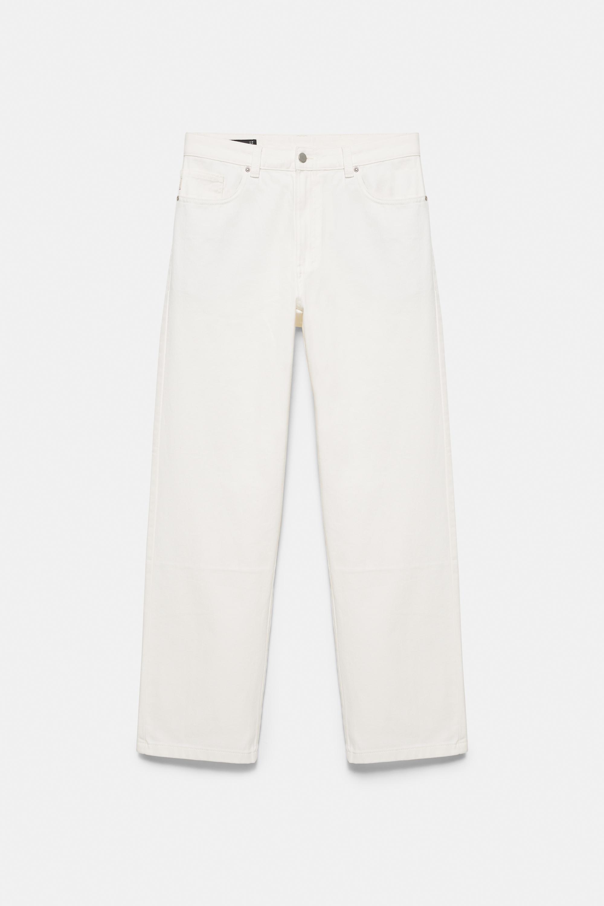 Straight-leg trousers — Tan