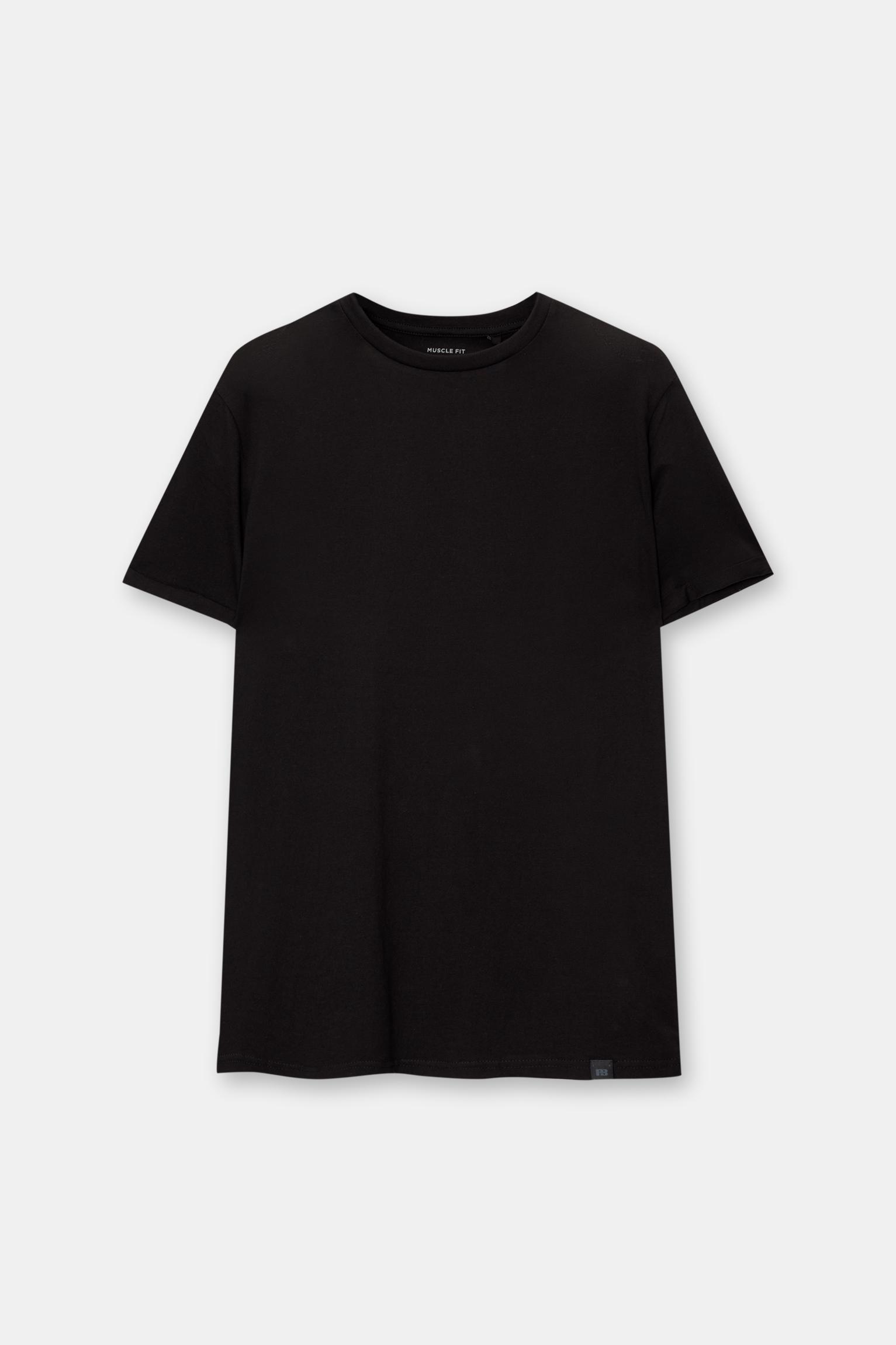 Muscle fit T-shirt — Black