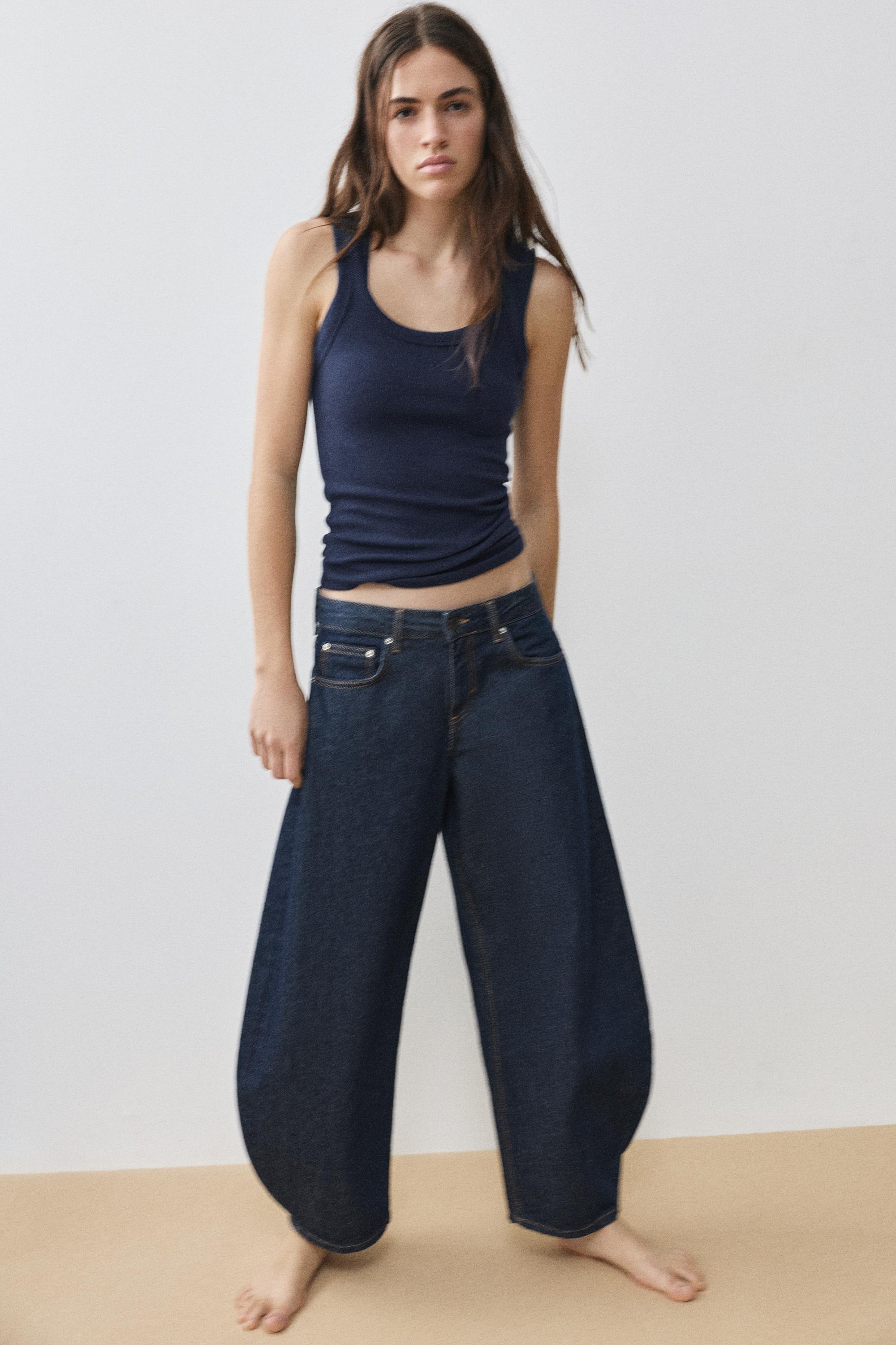 Basic tank top — Navy