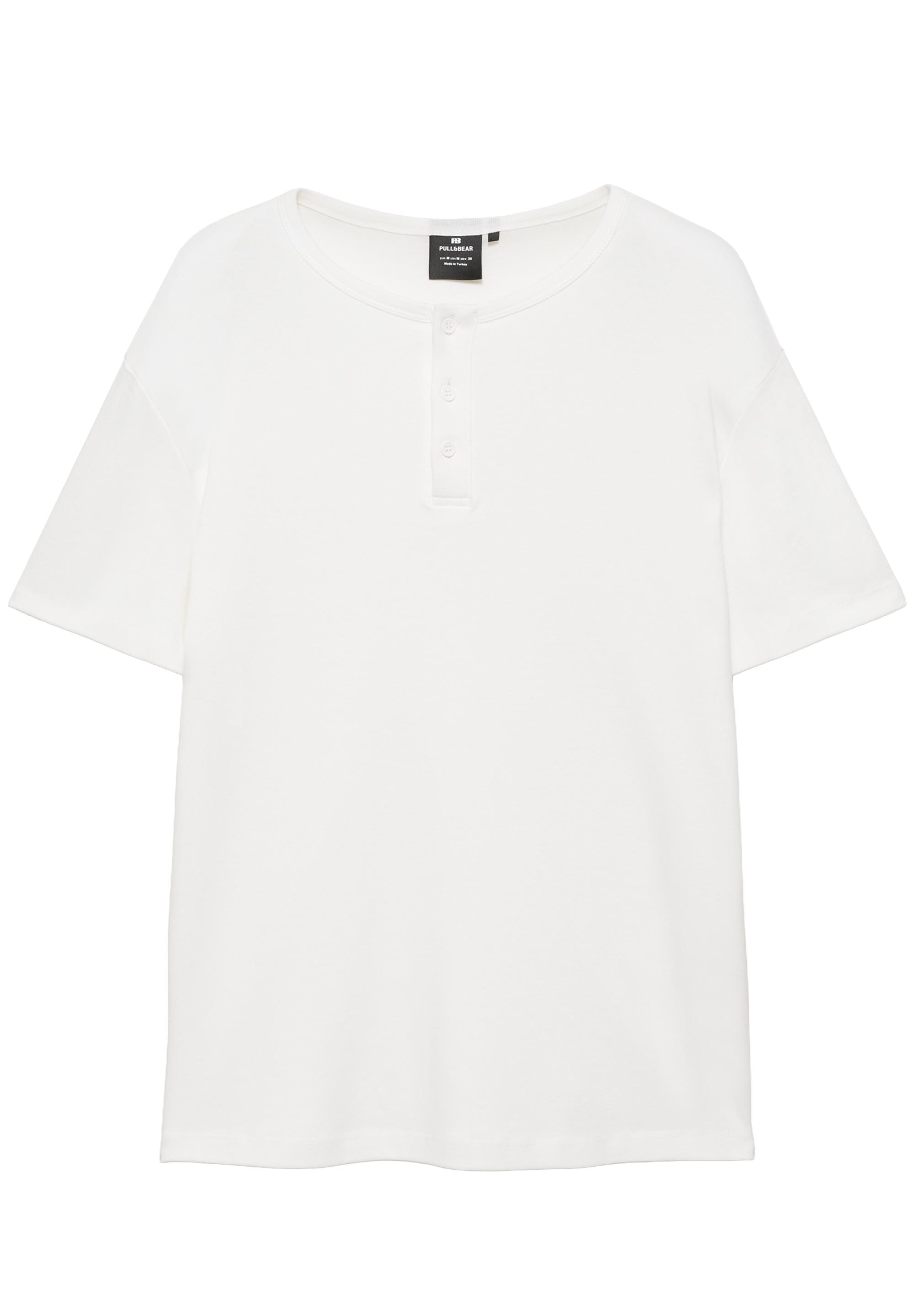 Basic Henley T-shirt — White