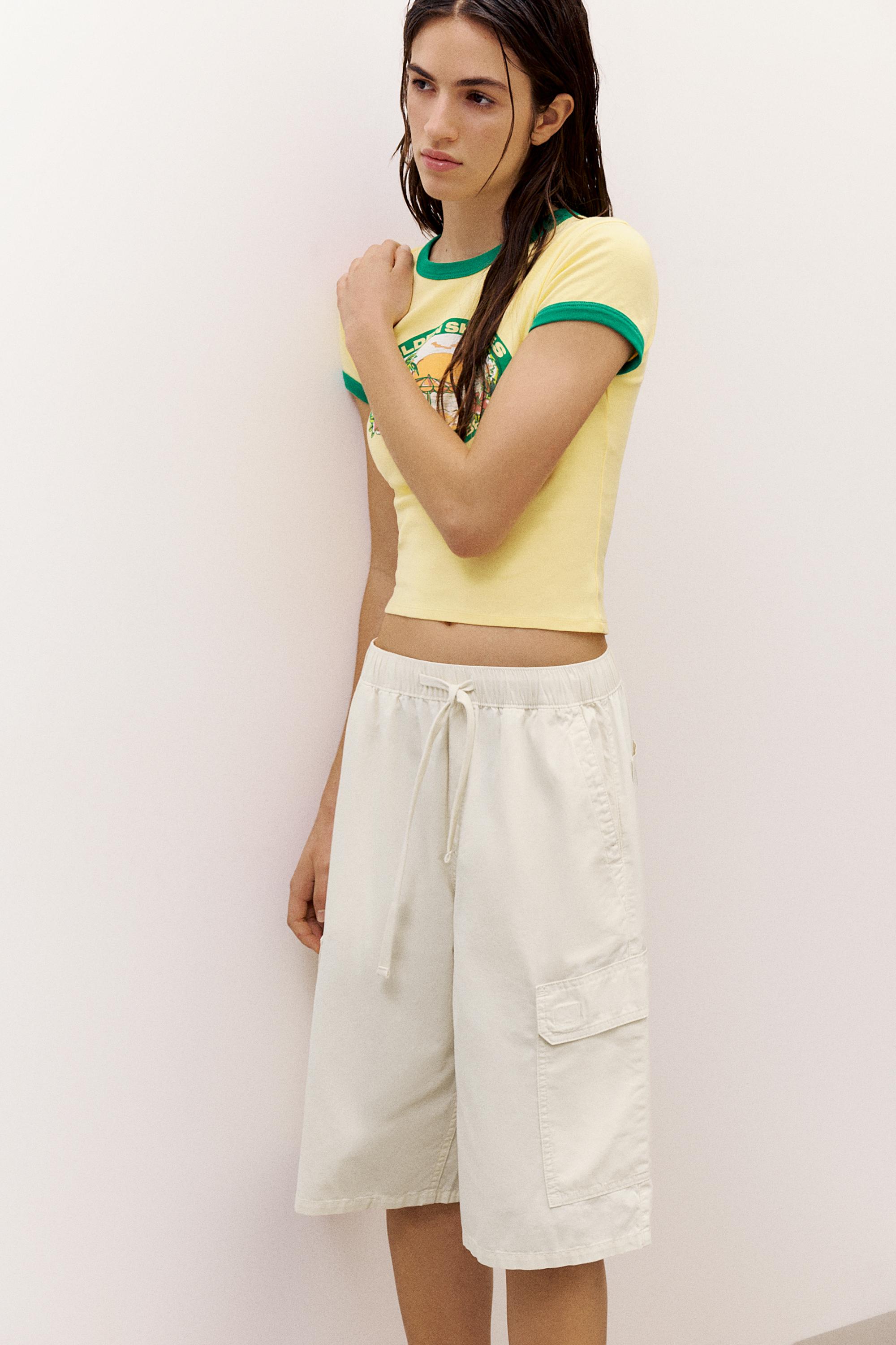 Cargo Bermuda shorts — Beige