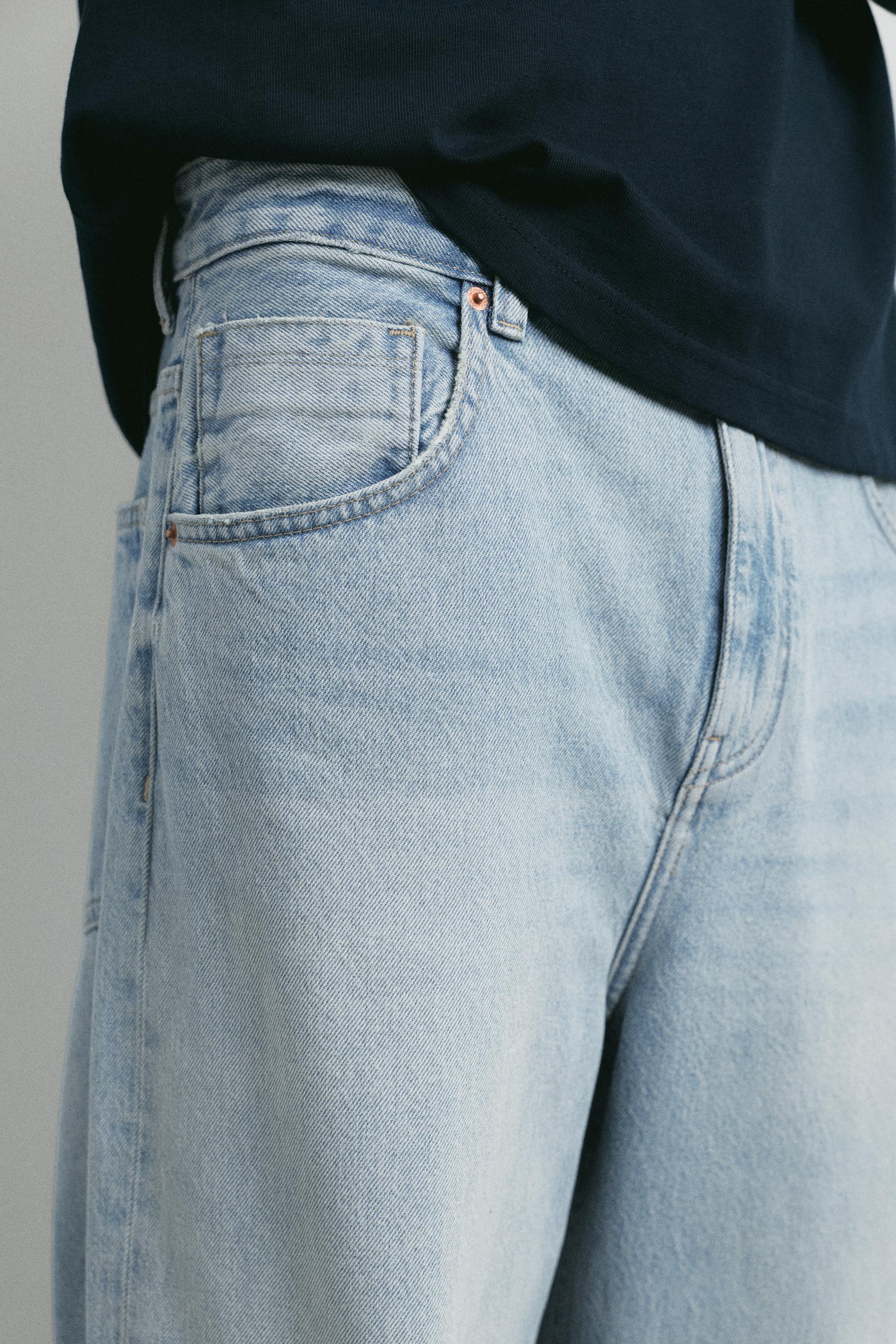 Relaxed baggy jeans — Pale indigo