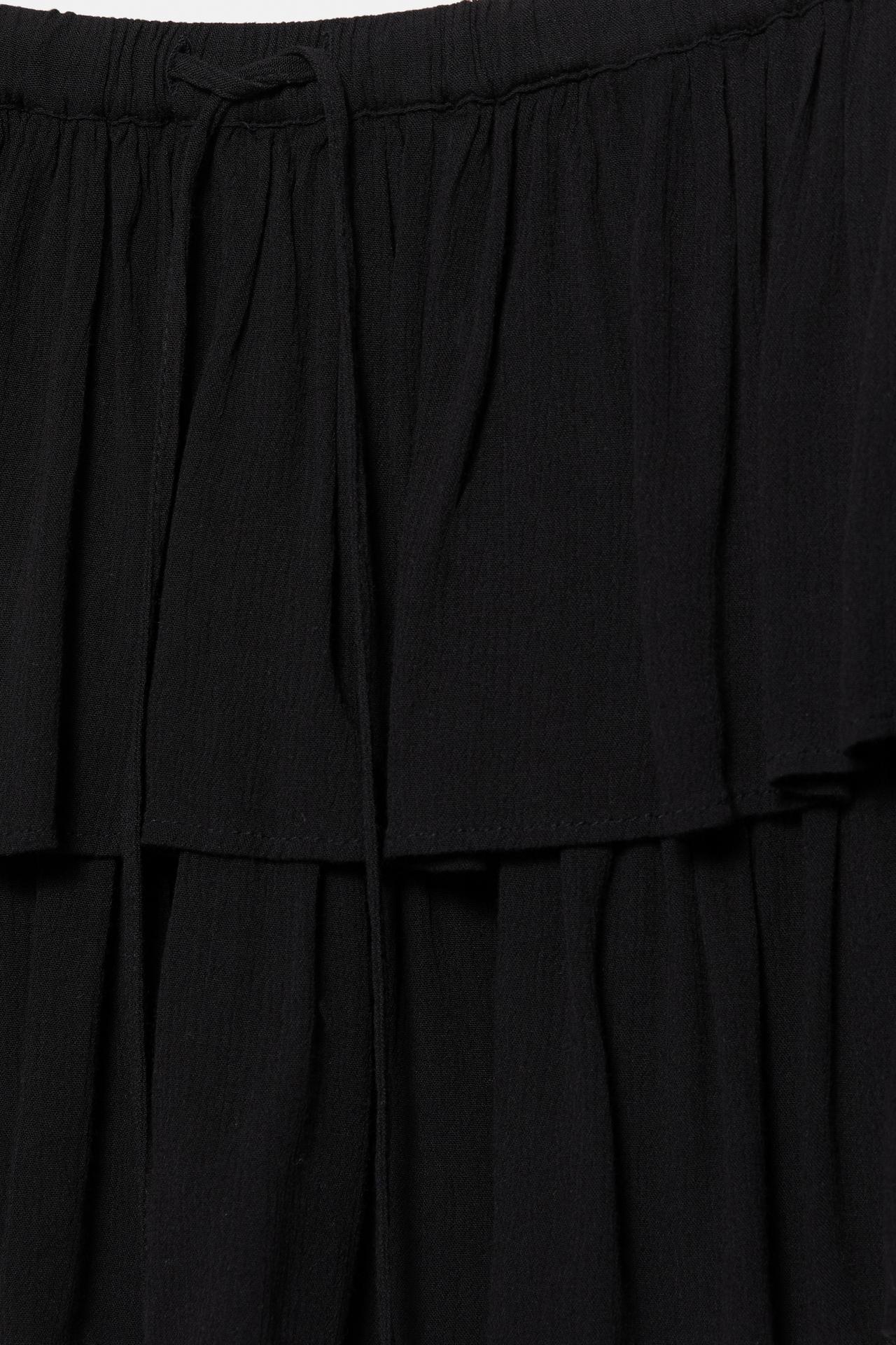 Ruffled skort — Black
