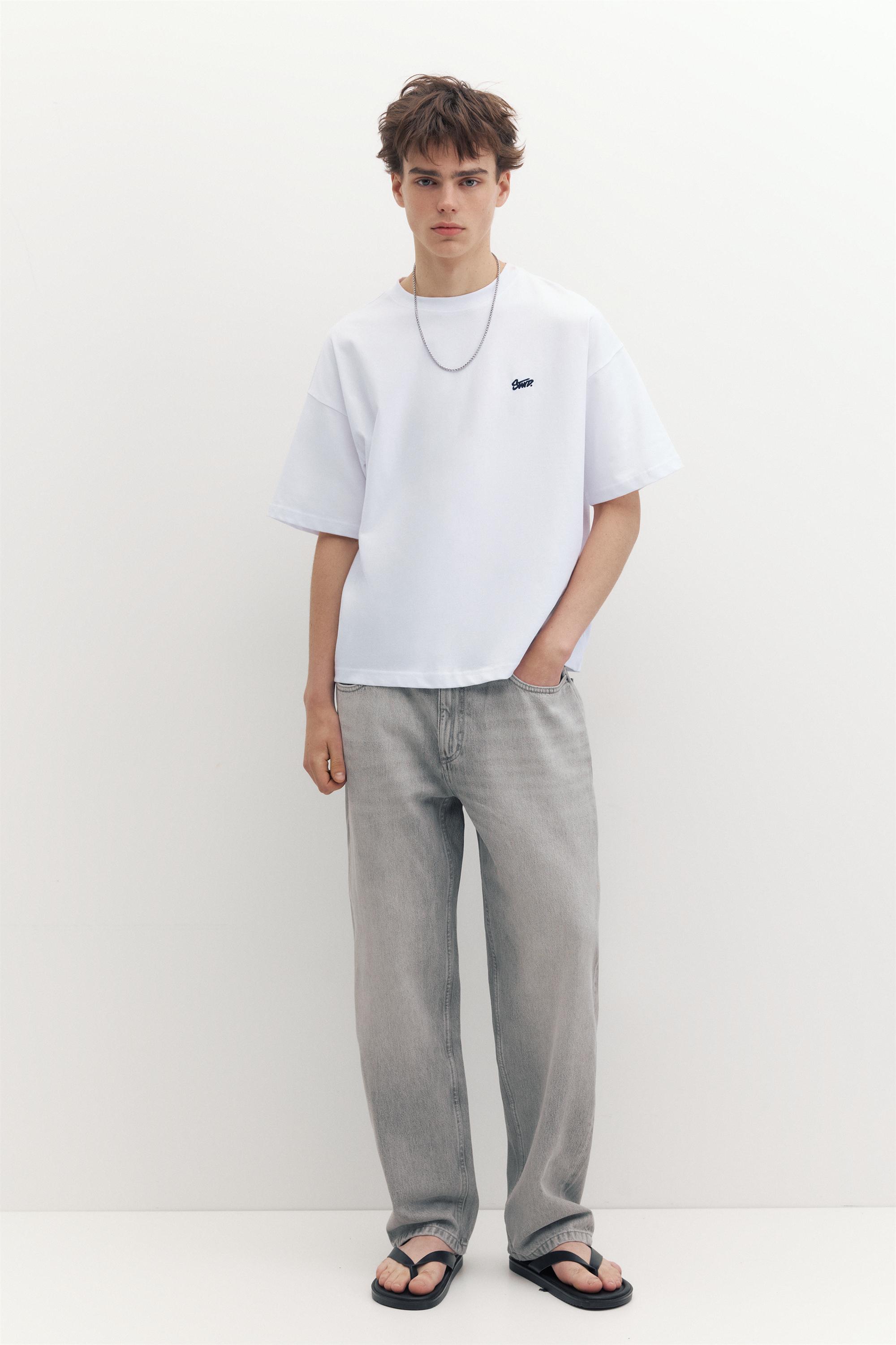STWD logo boxy T-shirt — White