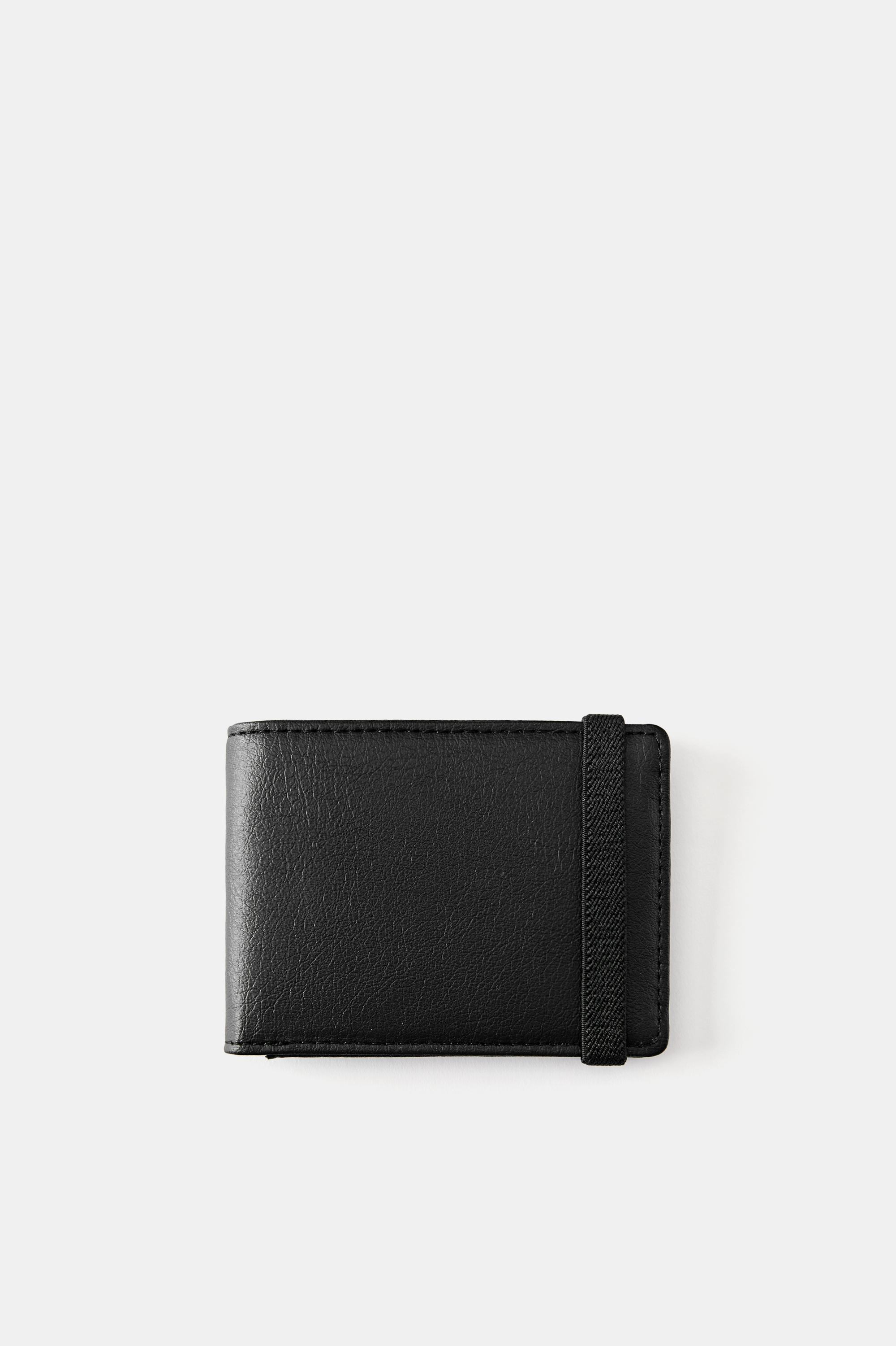 Plain wallet — Black