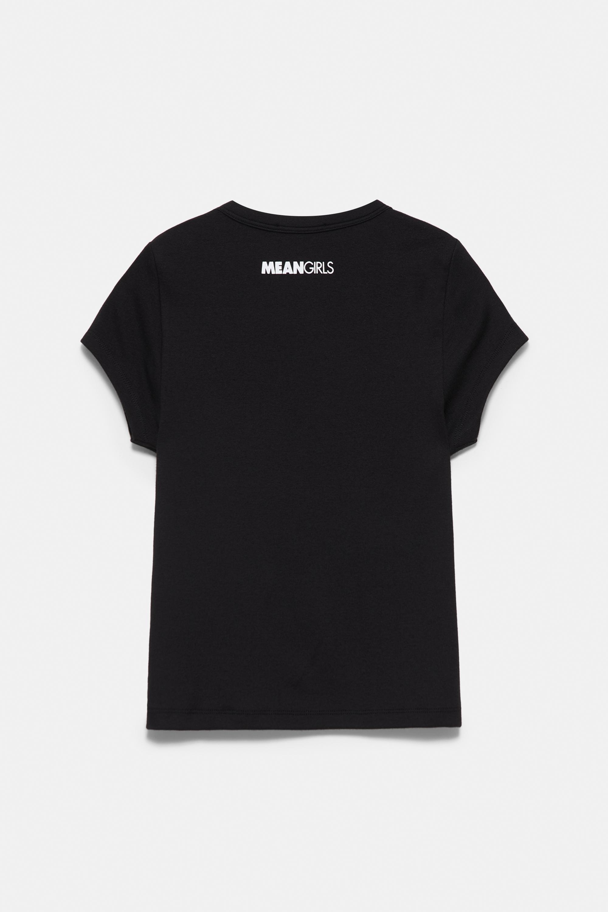 Mean Girls Queen Bee T-shirt — Faded black