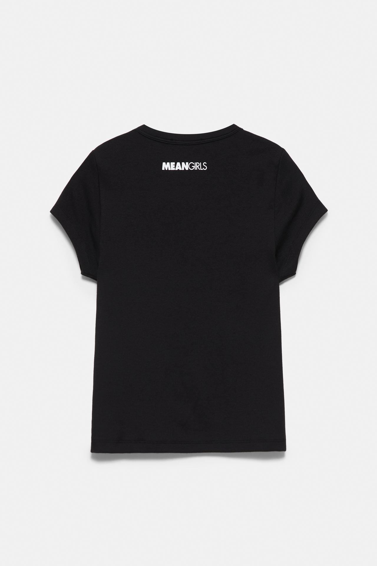 Mean Girls Queen Bee T-shirt — Faded black