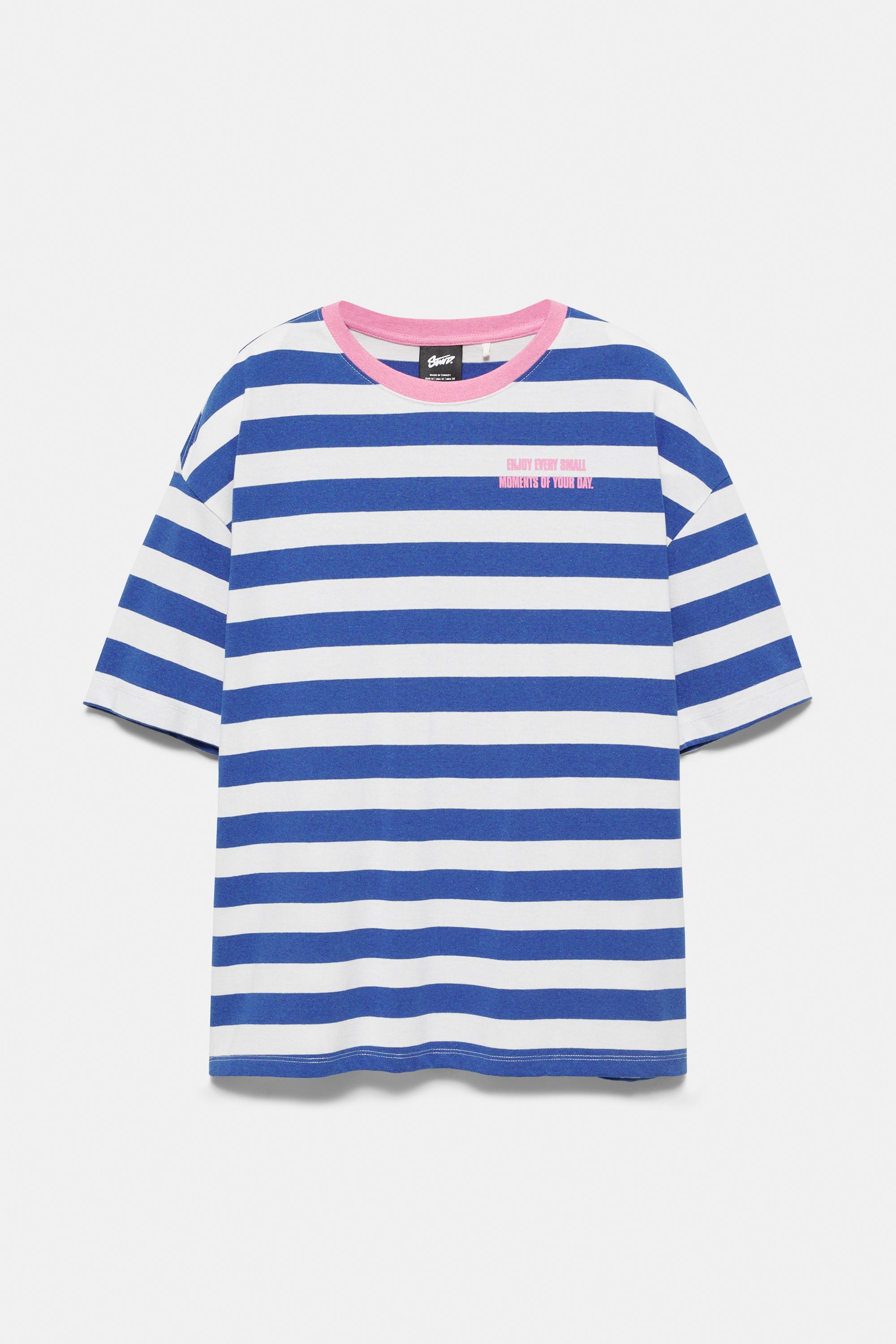 STWD striped T-shirt — Navy