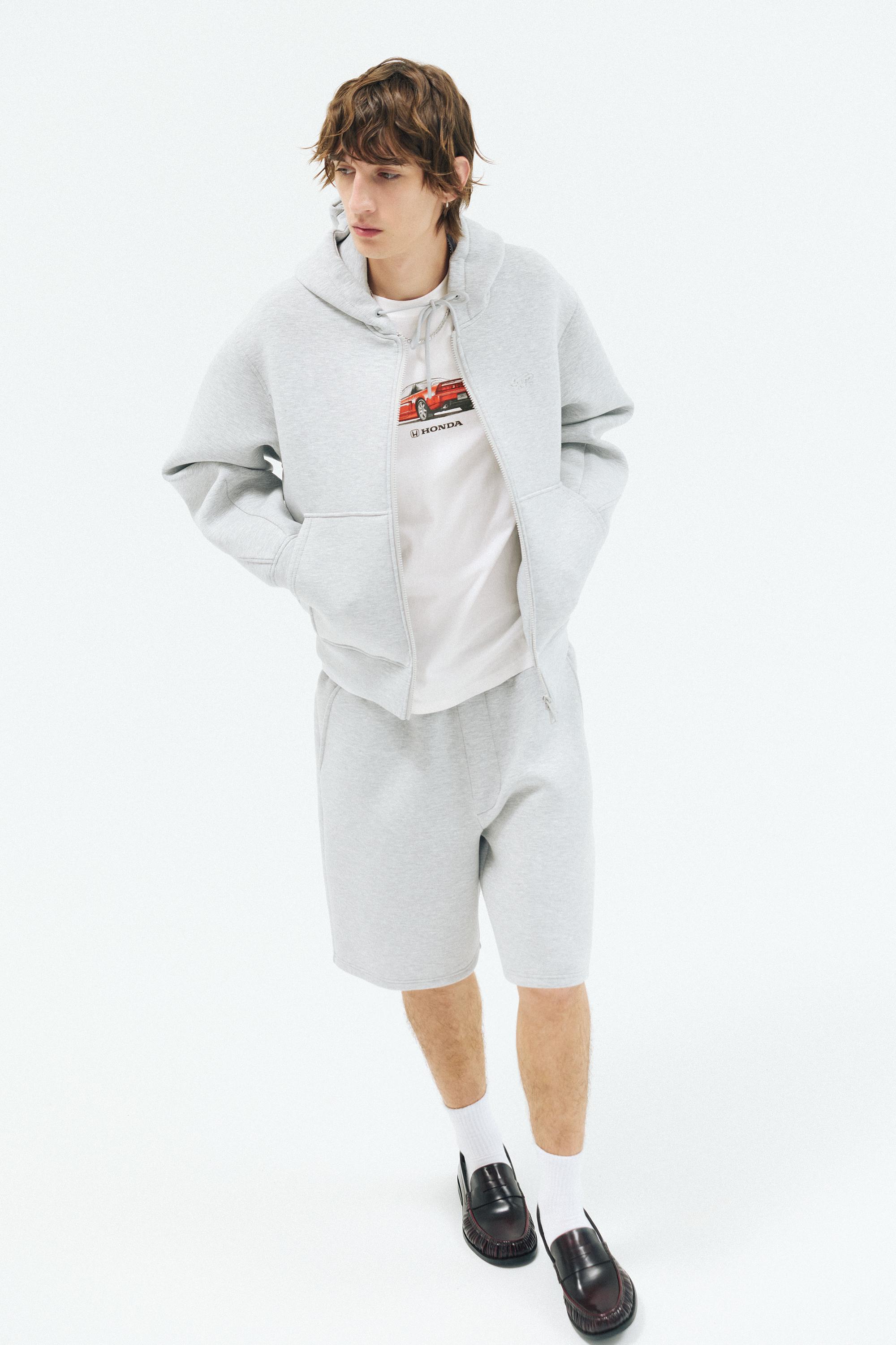Honda car graphic T-shirt — Off white
