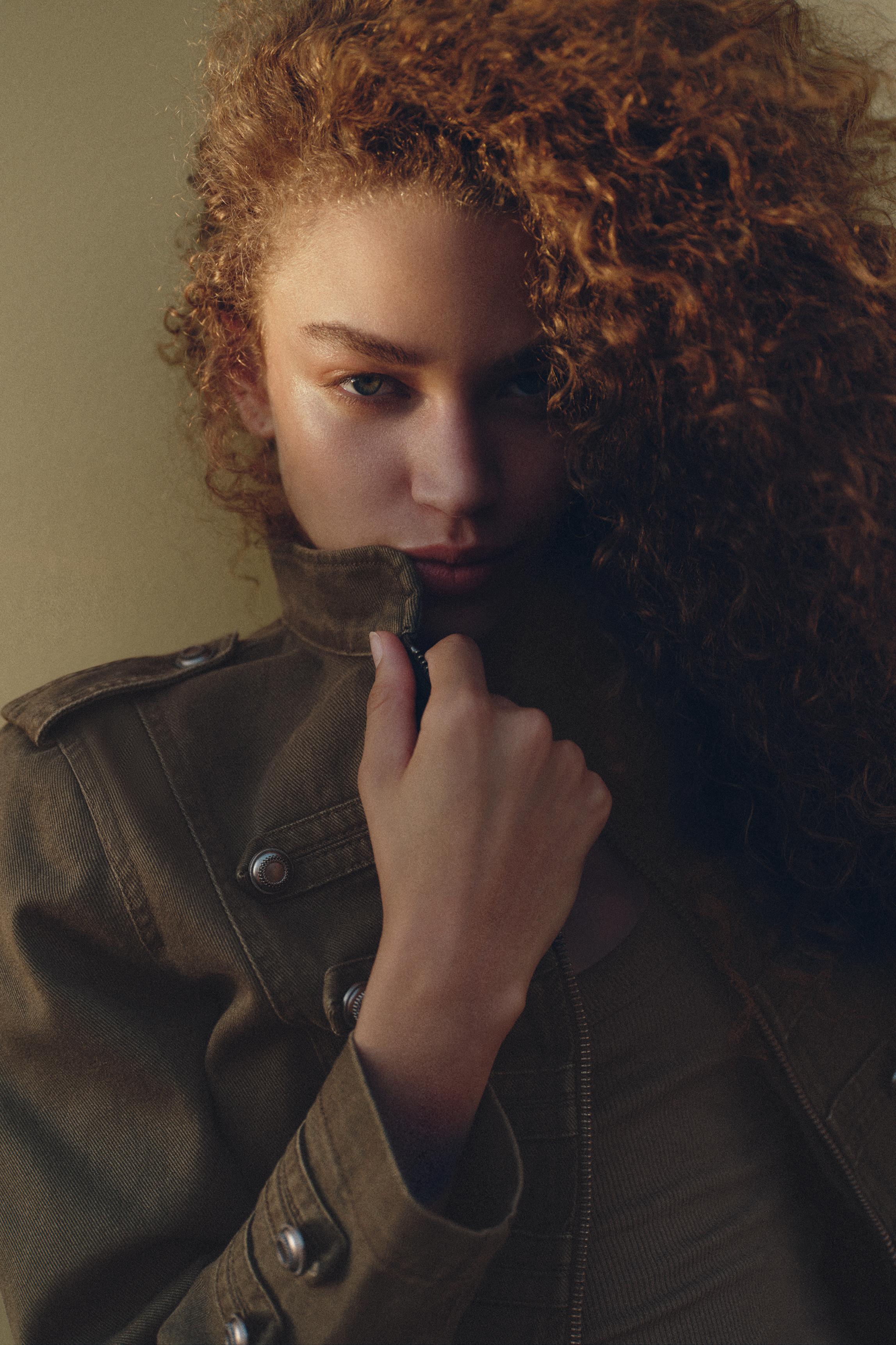 Fitted toggle button jacket — Dark khaki