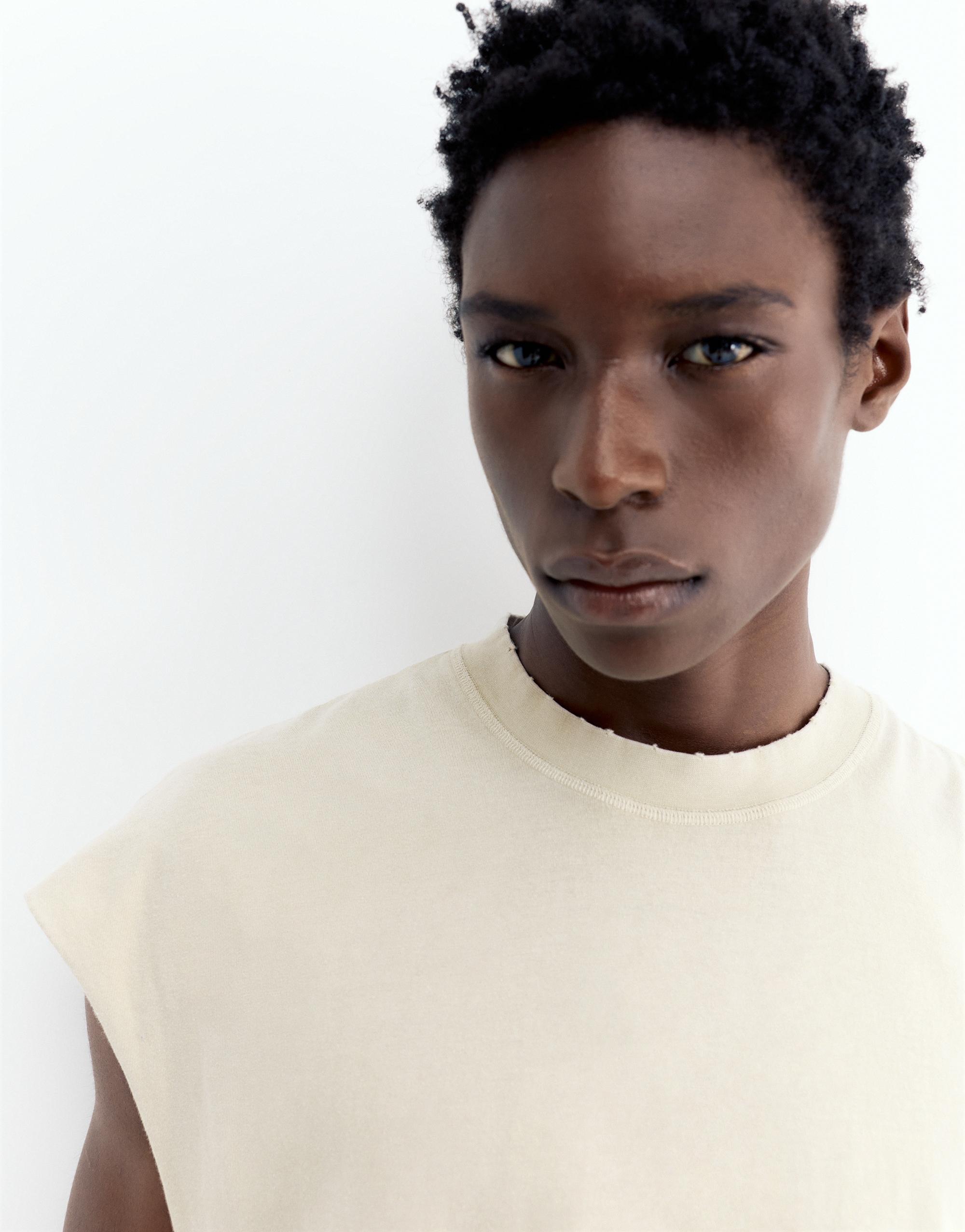 Acid wash tank top — Off white