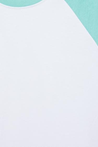 Raglan sleeve T-shirt — White 8