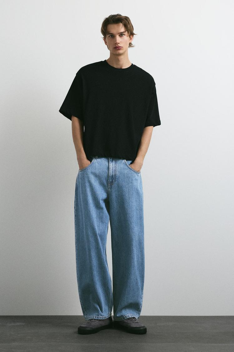 Barrel jeans — Dark blue