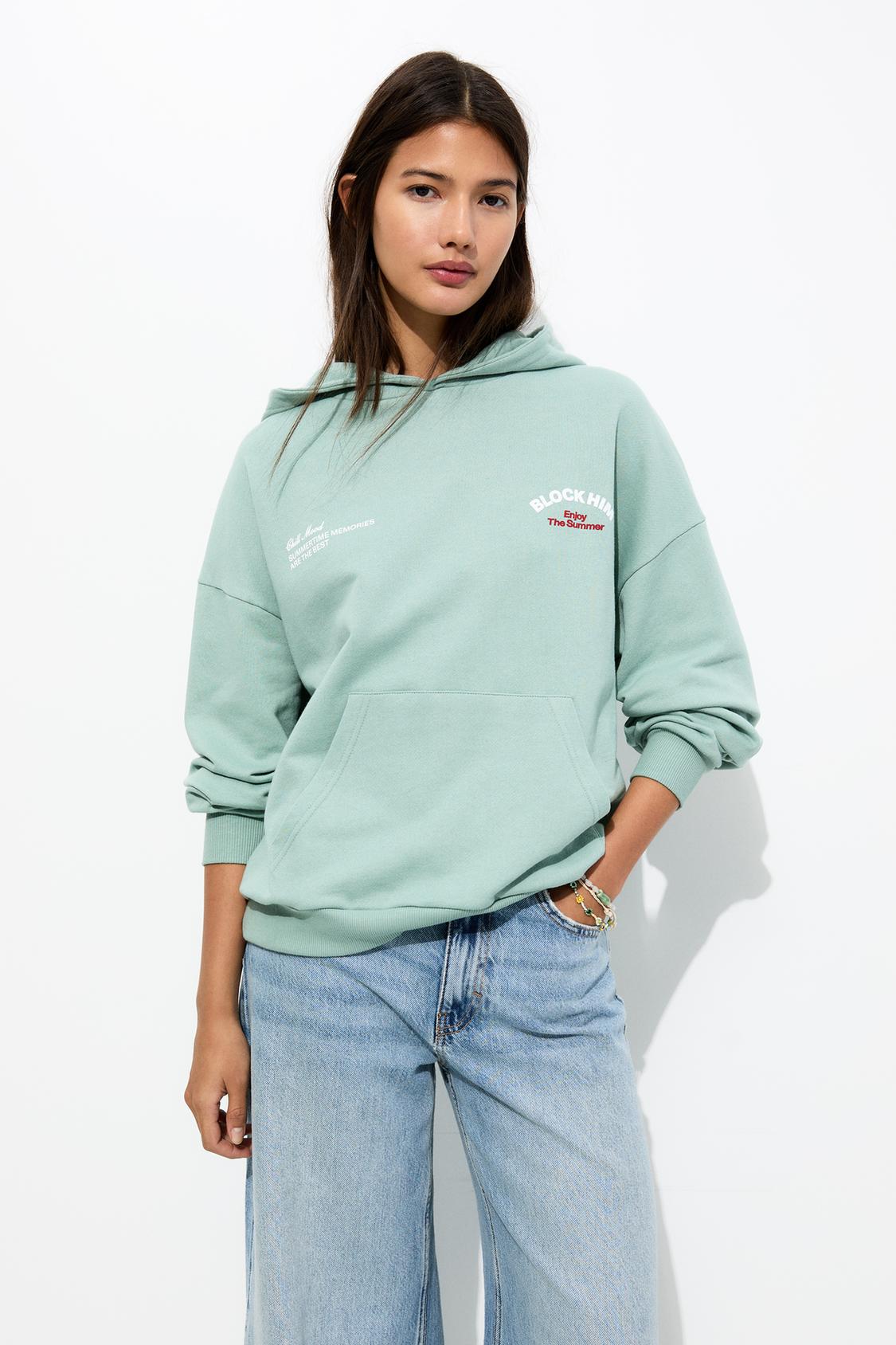 Sudadera Rick And Morty Sudadera Rosa Hombre Pull And Bear STWD