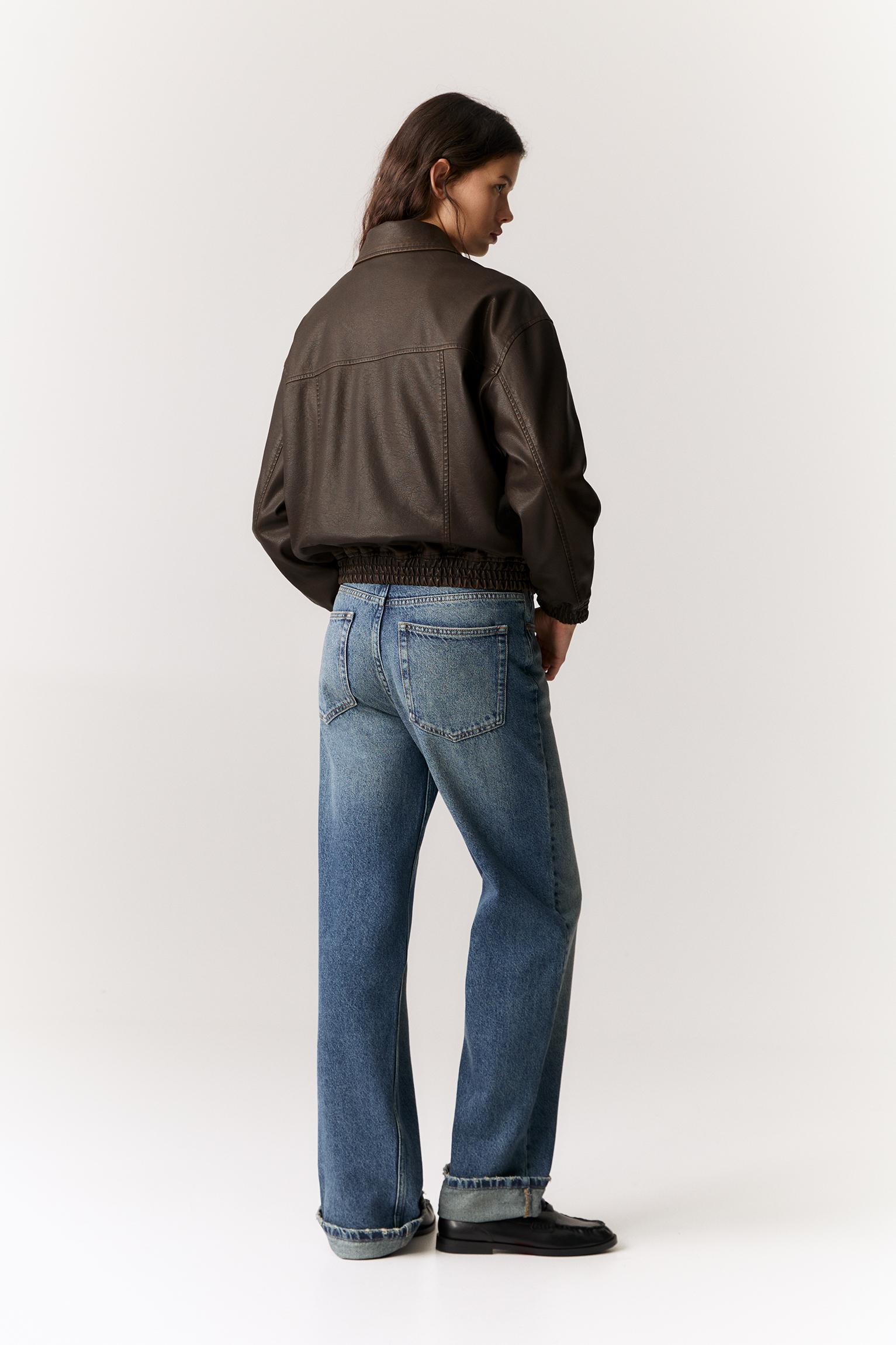 Suni Deri Baba Kesim Ceket - Görsel 81