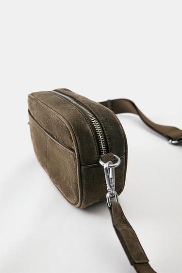 Leather crossbody bag — Brown 5
