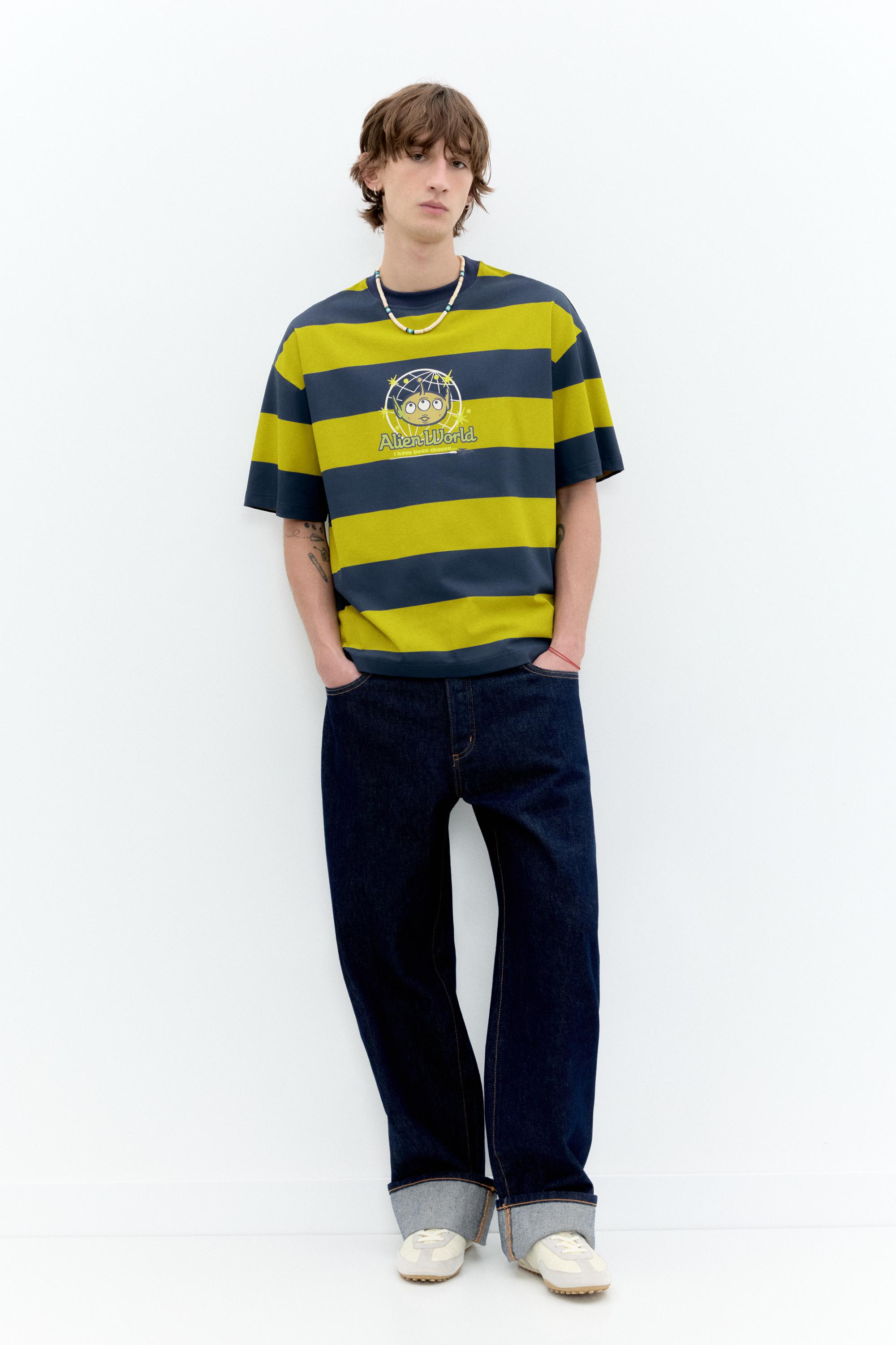 Toy Story striped T-shirt — Lime