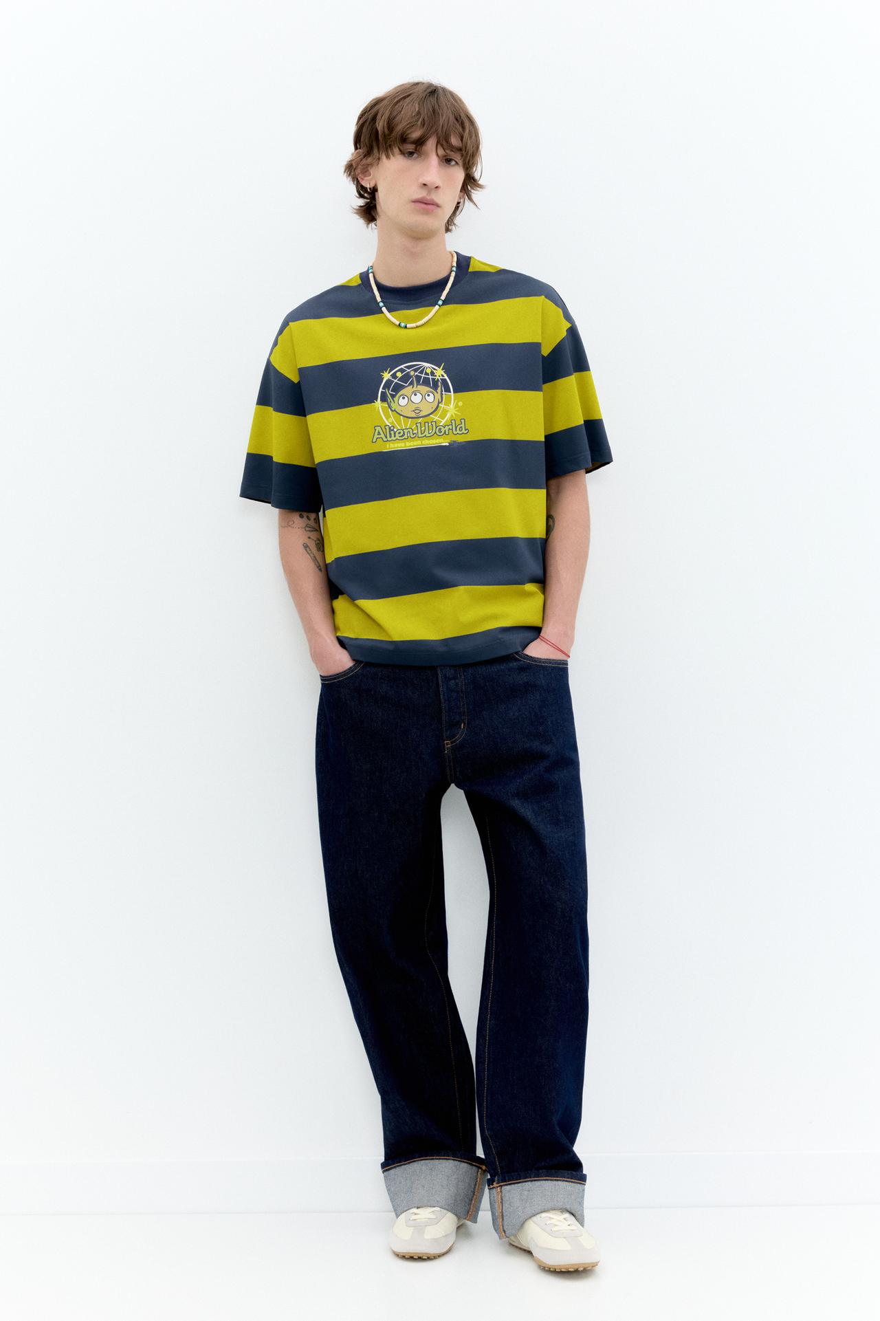 Toy Story striped T-shirt — Lime
