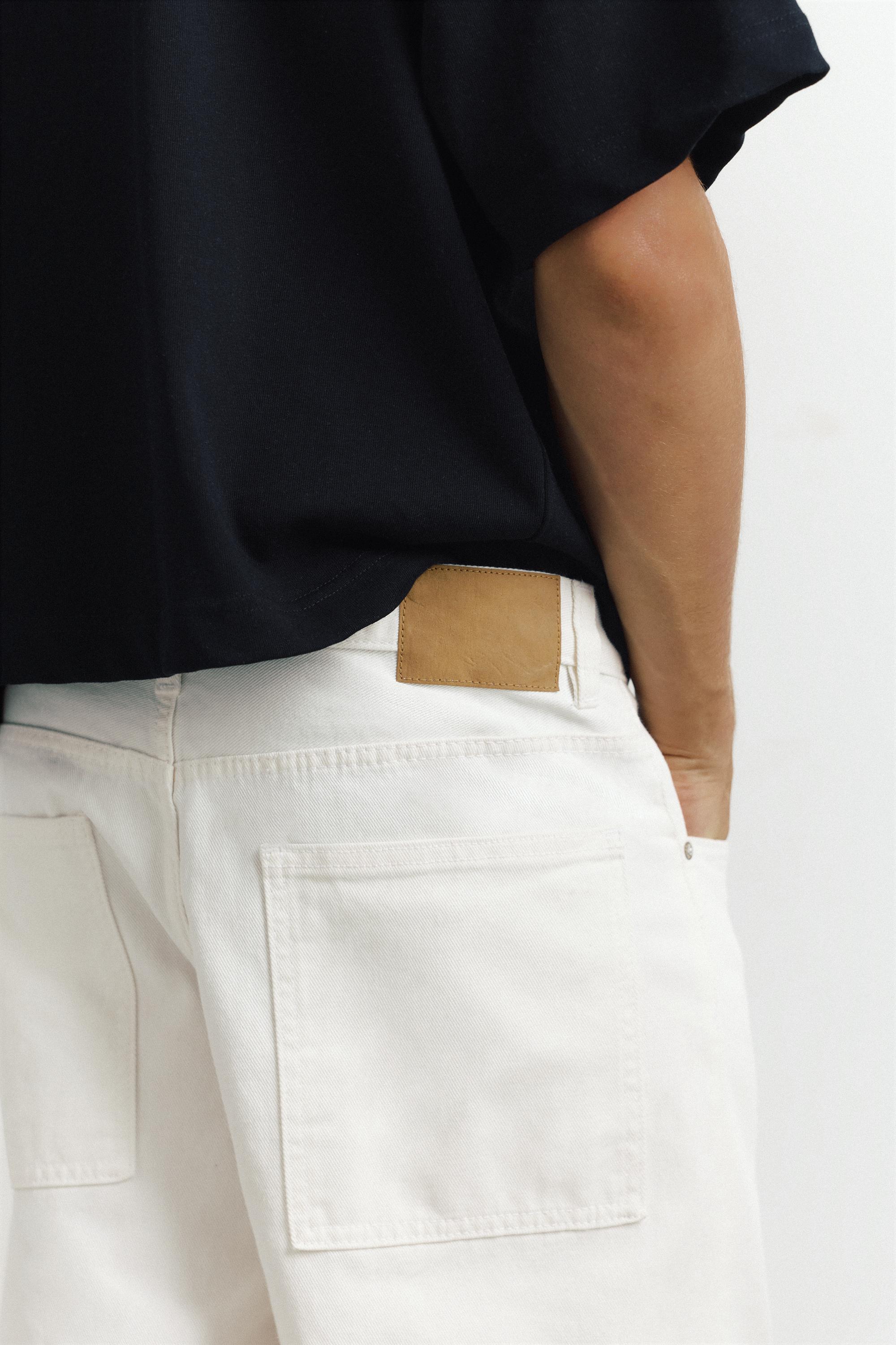 Tapered jeans — White