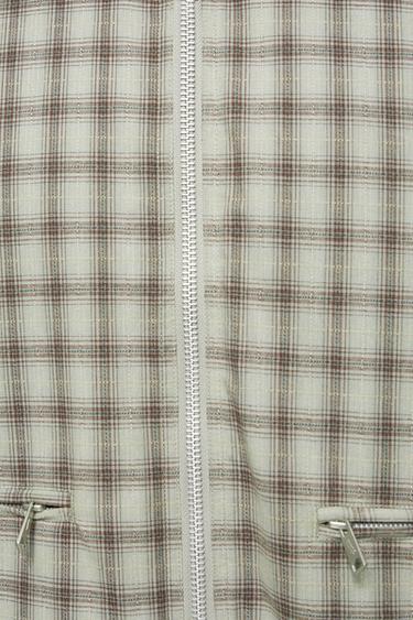 Check jacket — Pale green 9