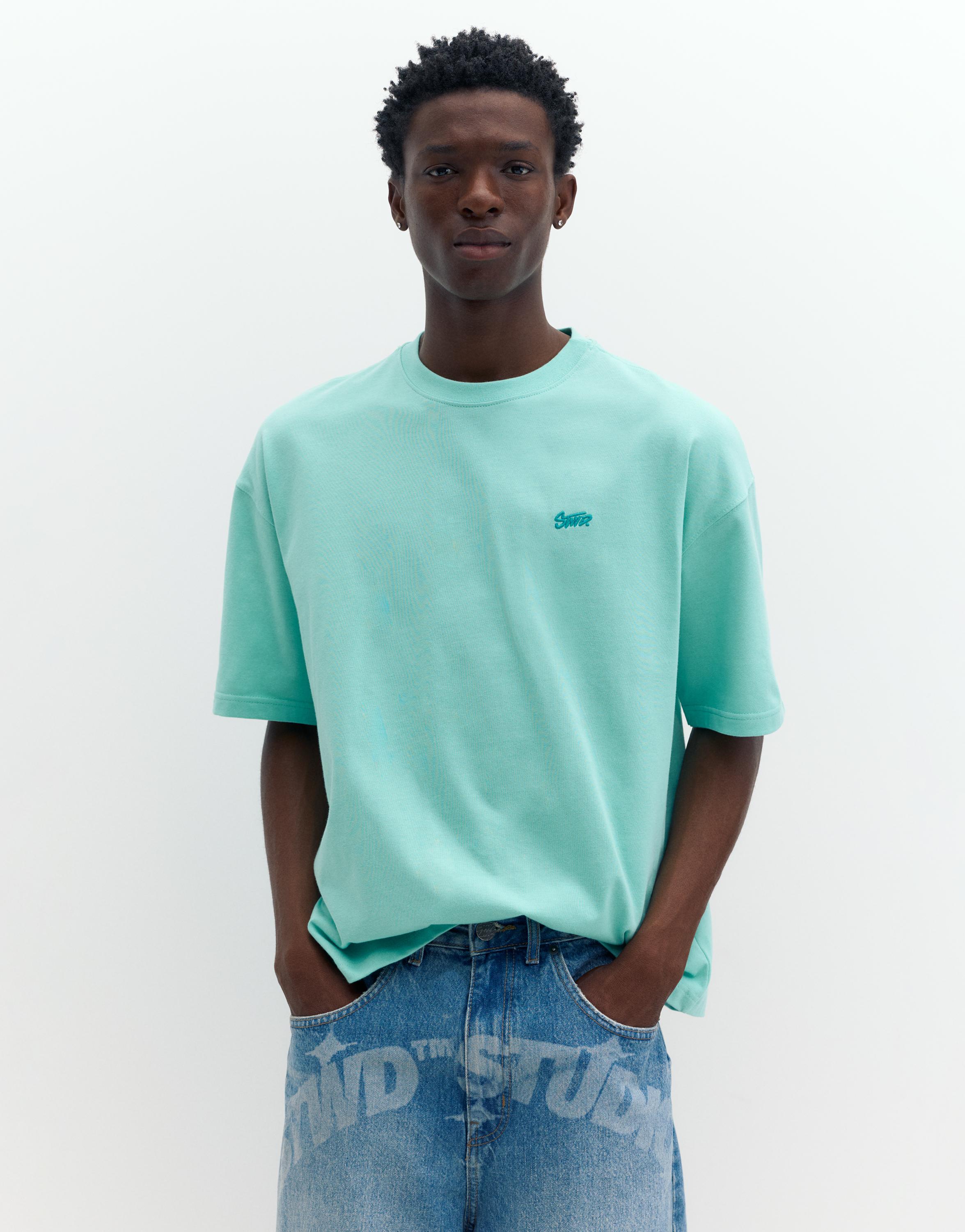 STWD logo boxy T-shirt — Green