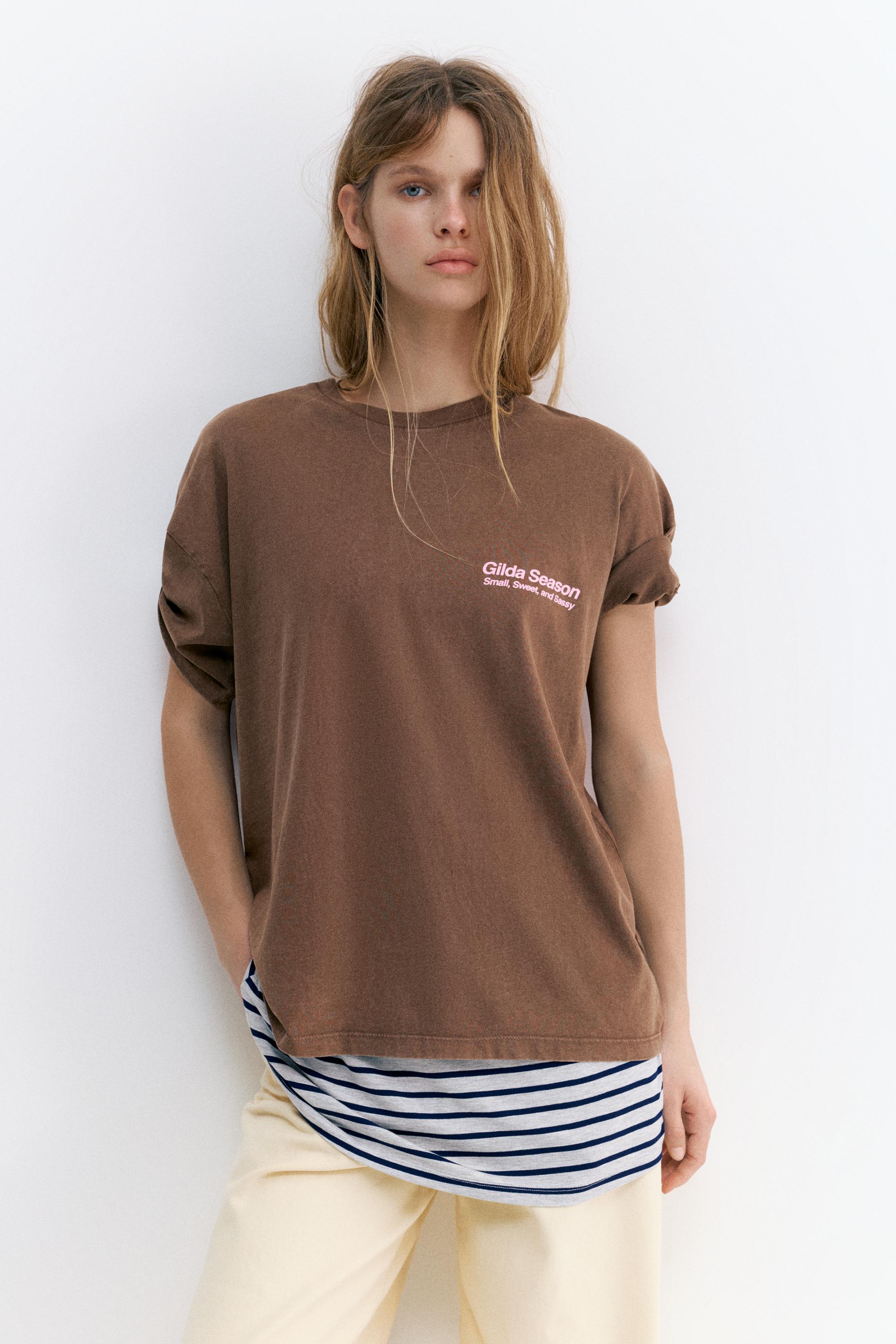T-Shirt Marrone Gildas