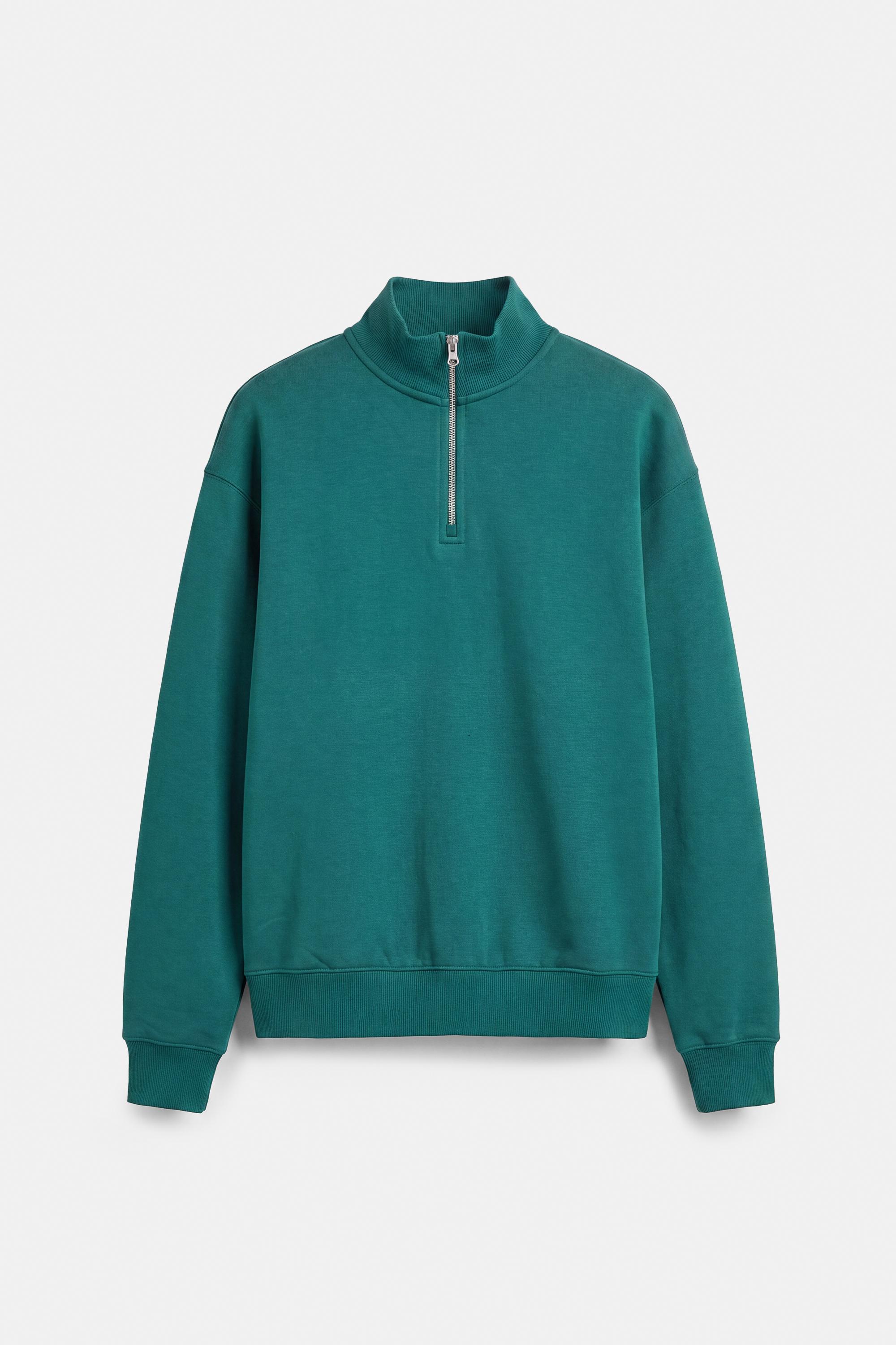 Quarter-zip sweatshirt — Bottle