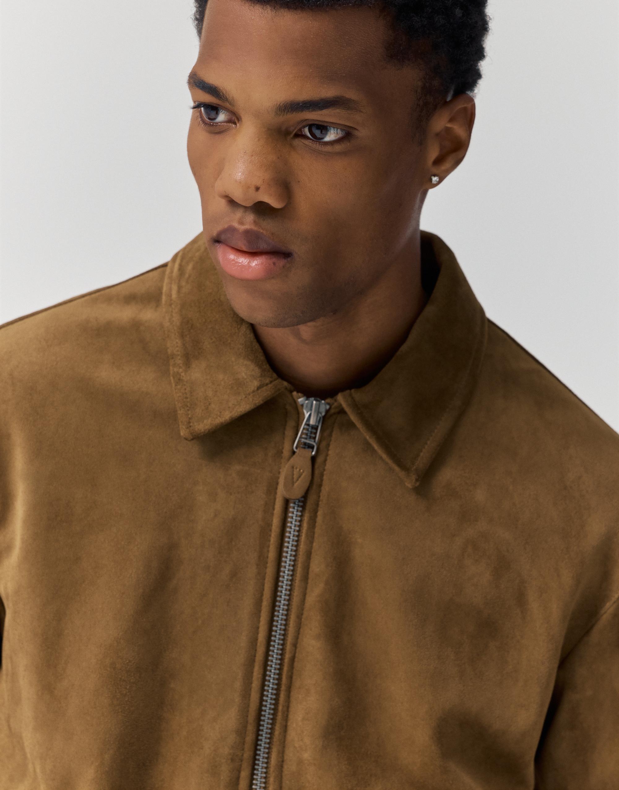 Suni süet ceket - Görsel 42