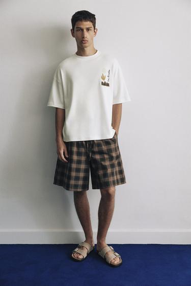 Short sleeve graphic T-shirt — Off white 5