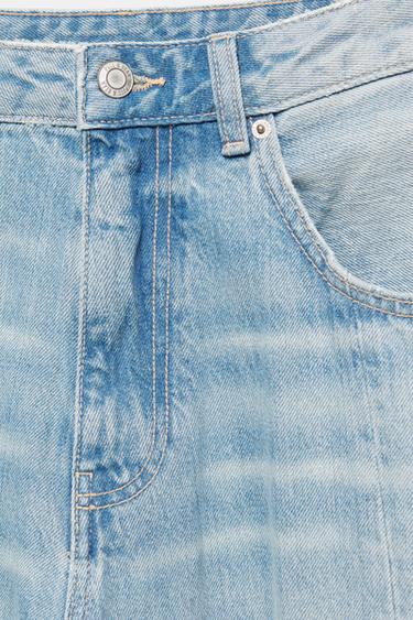 Seamed barrel jeans — Pale indigo 8