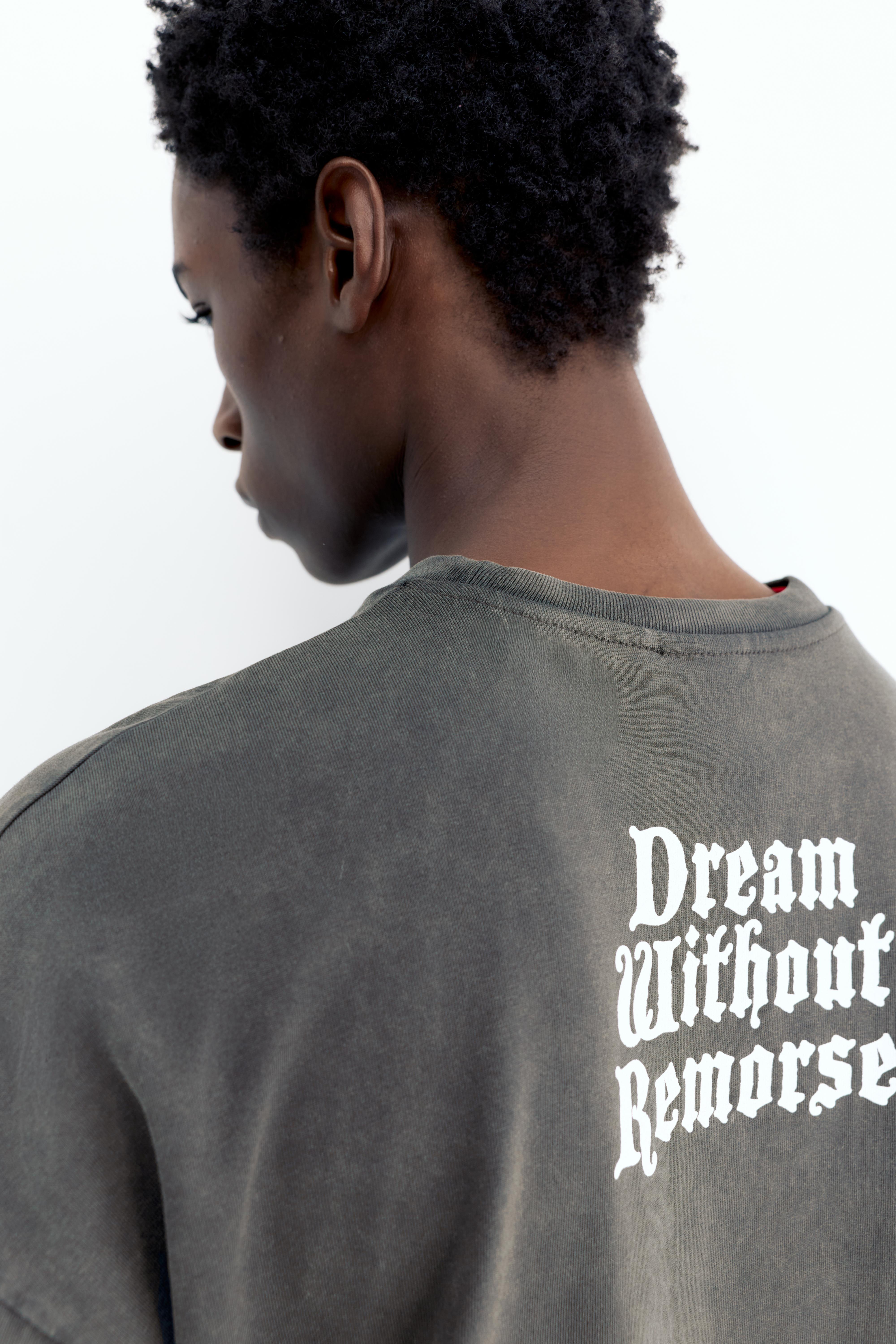 Acid wash STWD T-shirt — Black