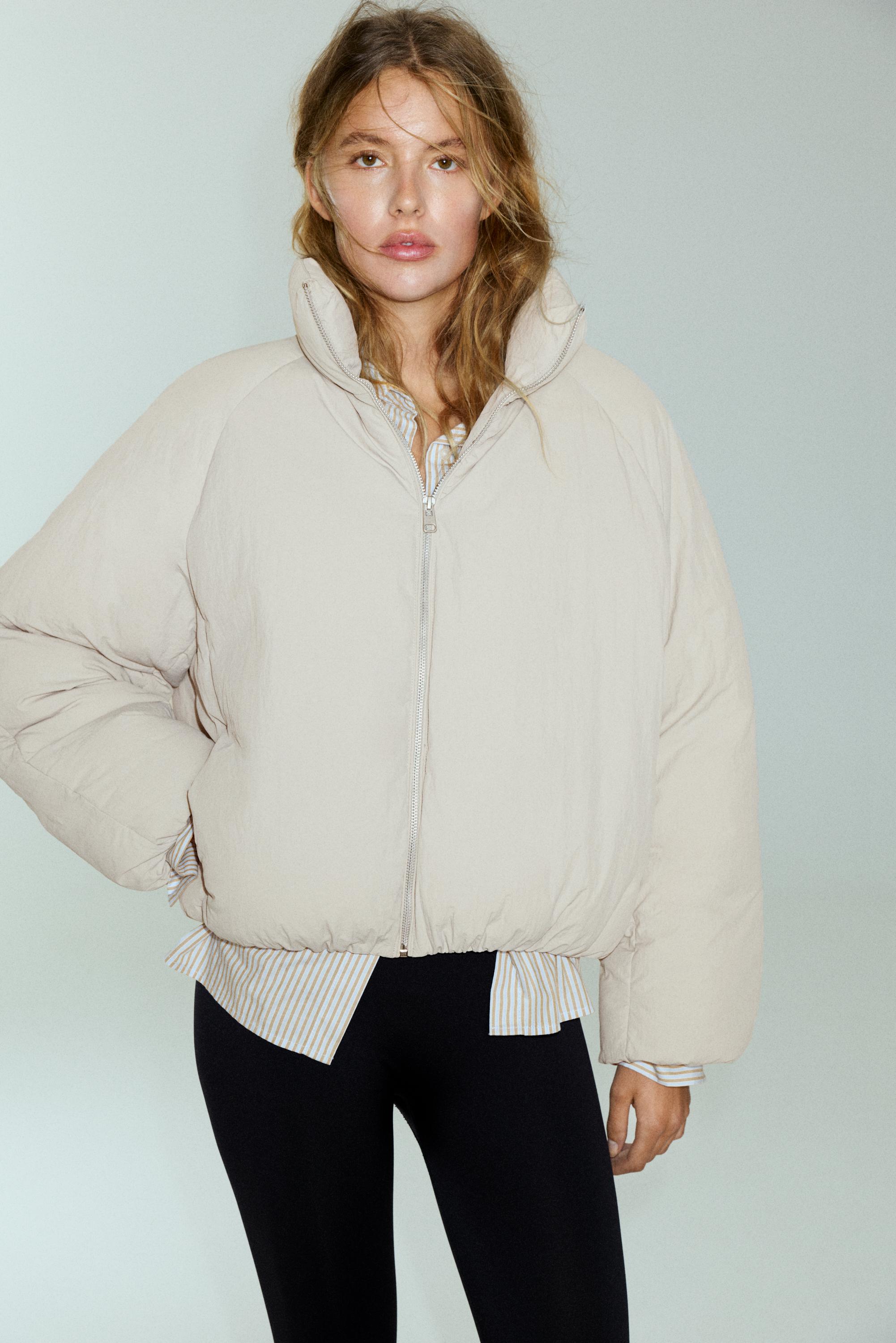 Blouson Matelassé Col Montant