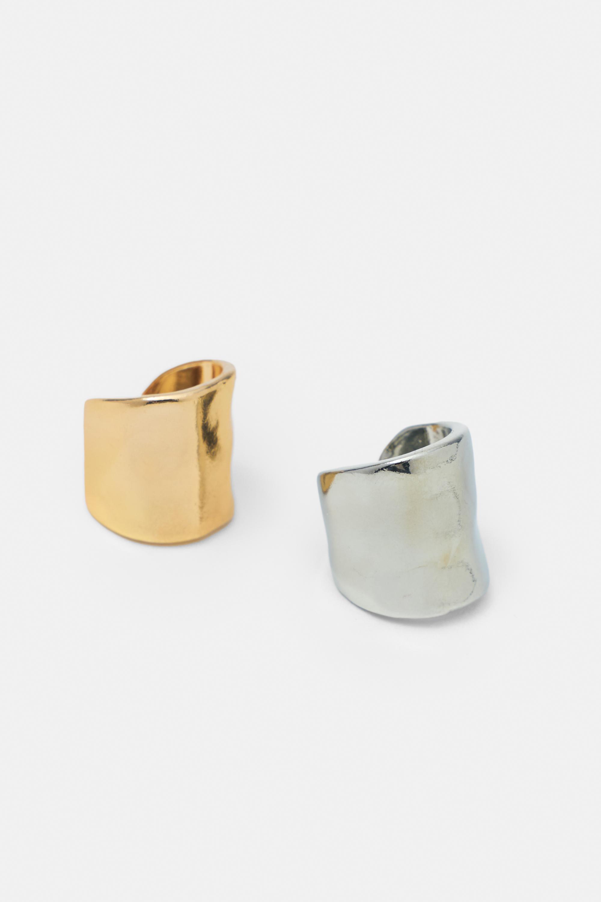 Pack of ear cuff earrings — Gold