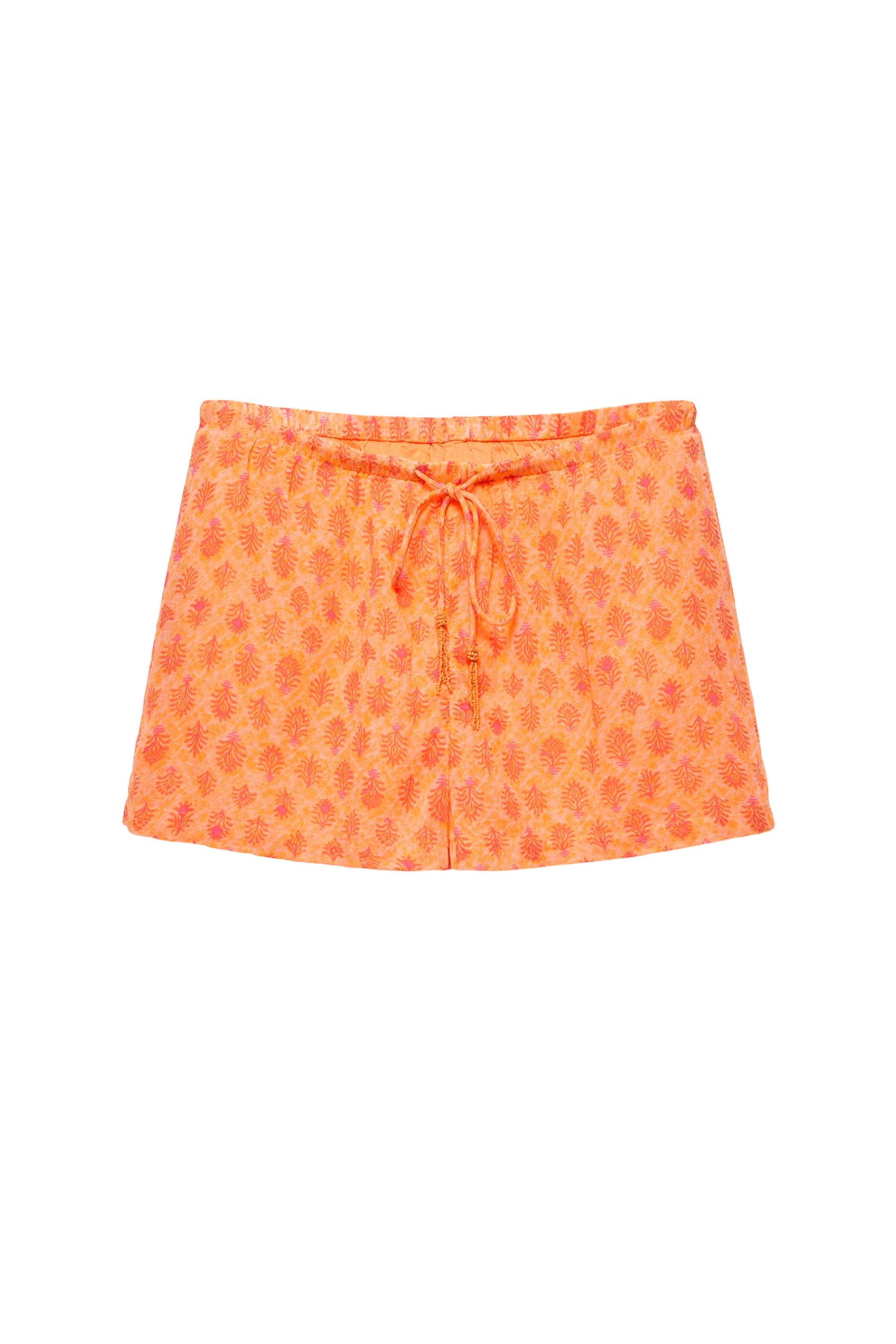 Printed shorts — Orange