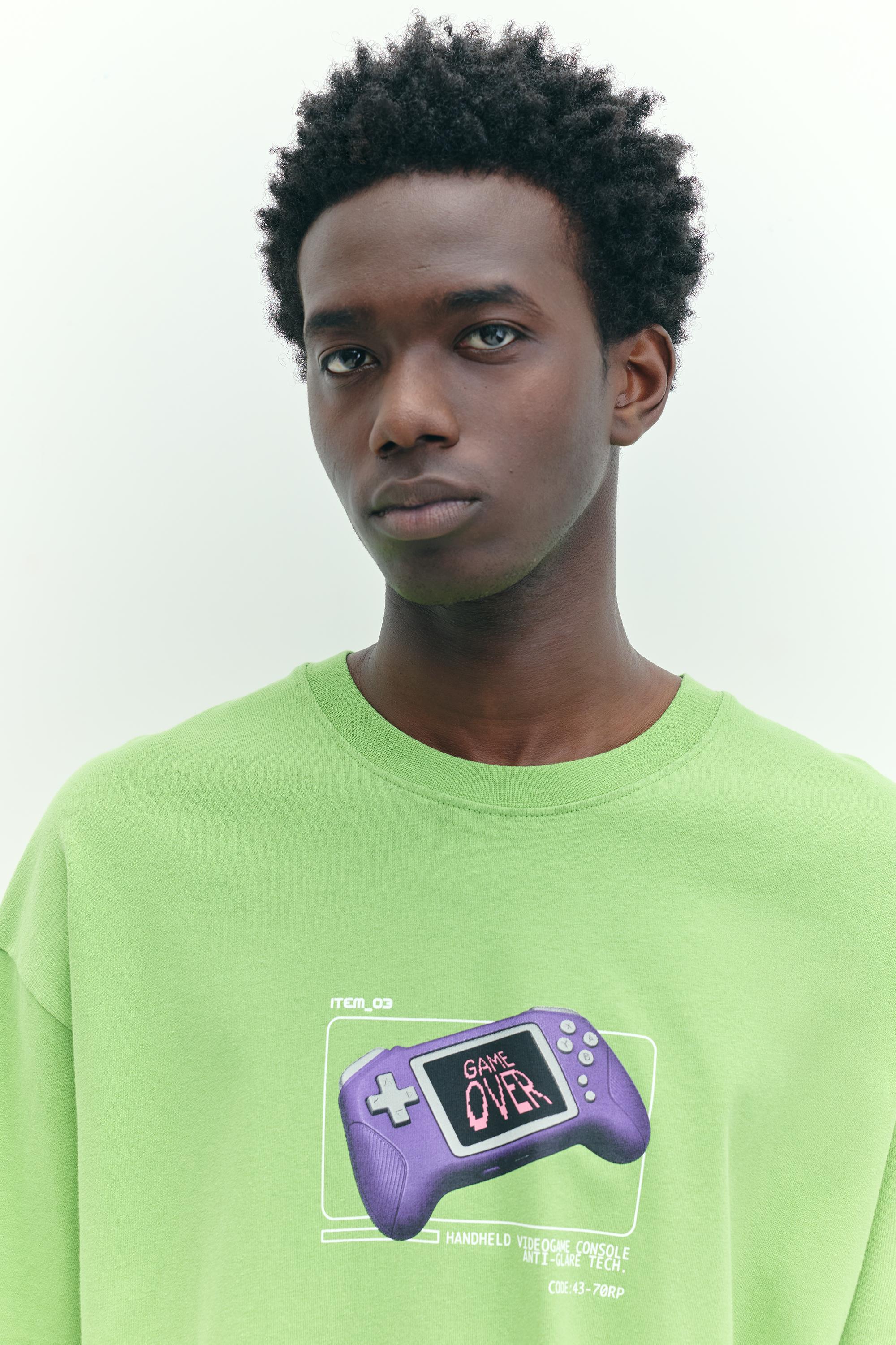 STWD controller graphic T-shirt — Green