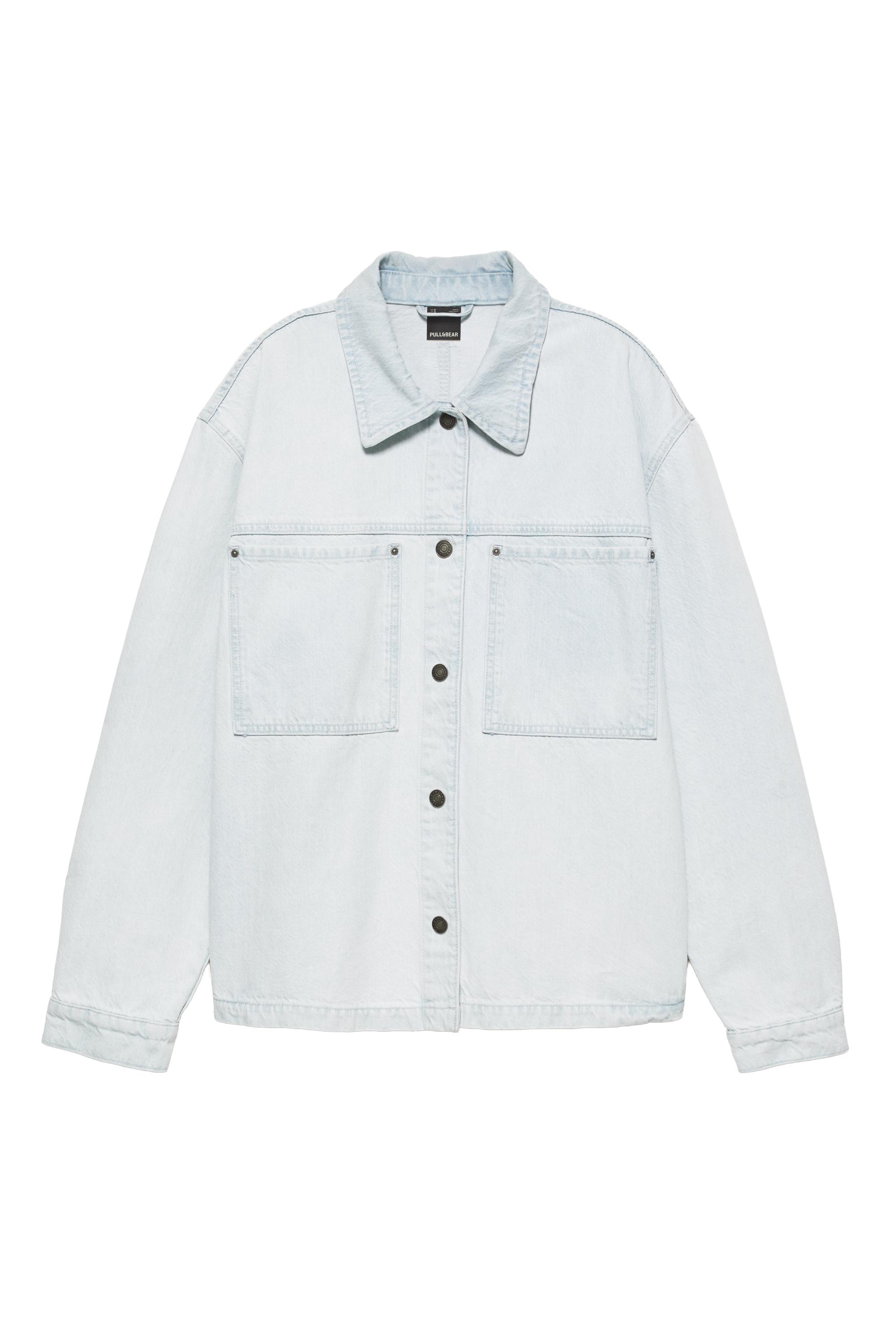 Pull&Bear Denim ince ceket görsel 5