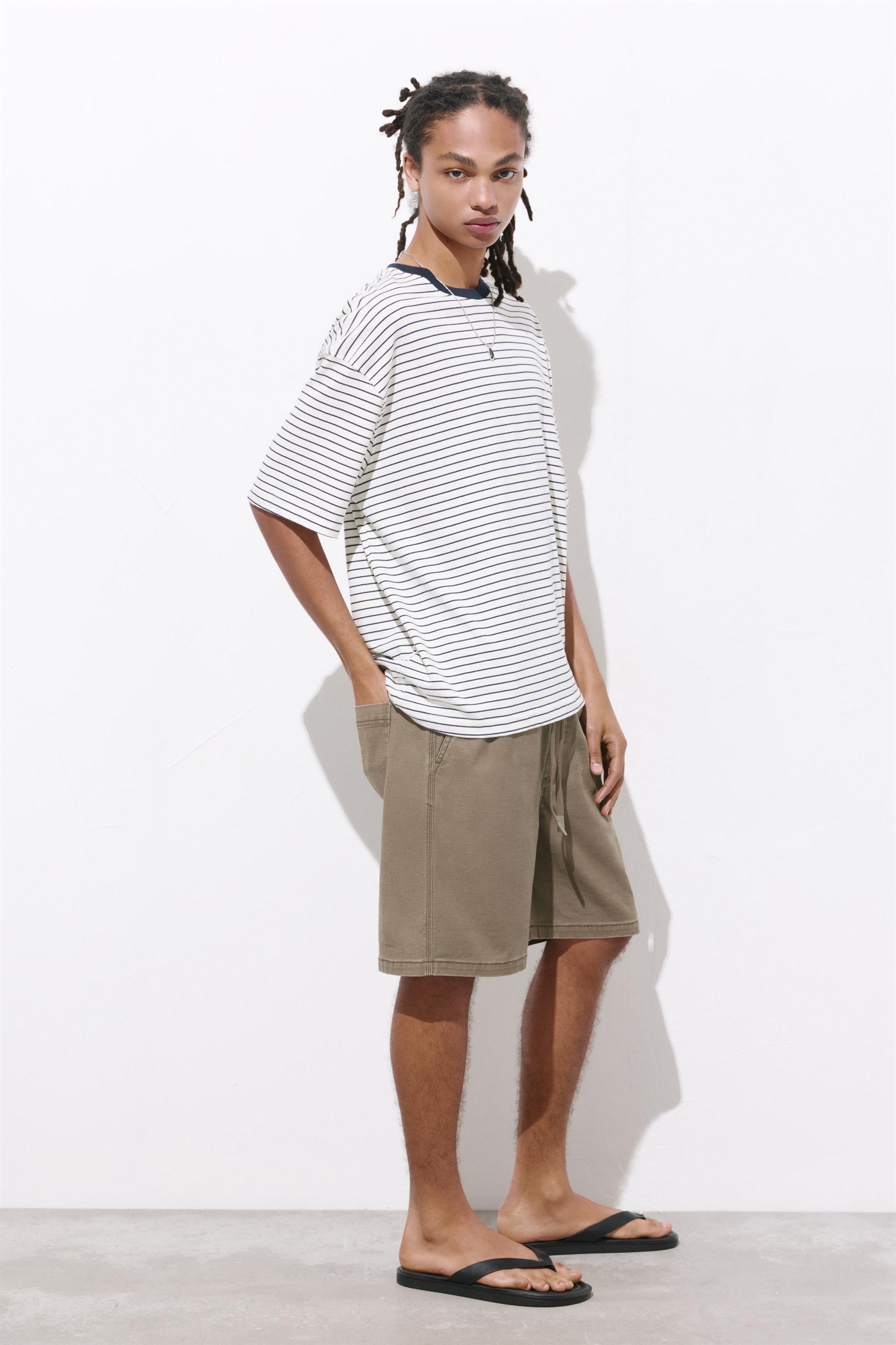 Bermuda sweat shorts — Khaki