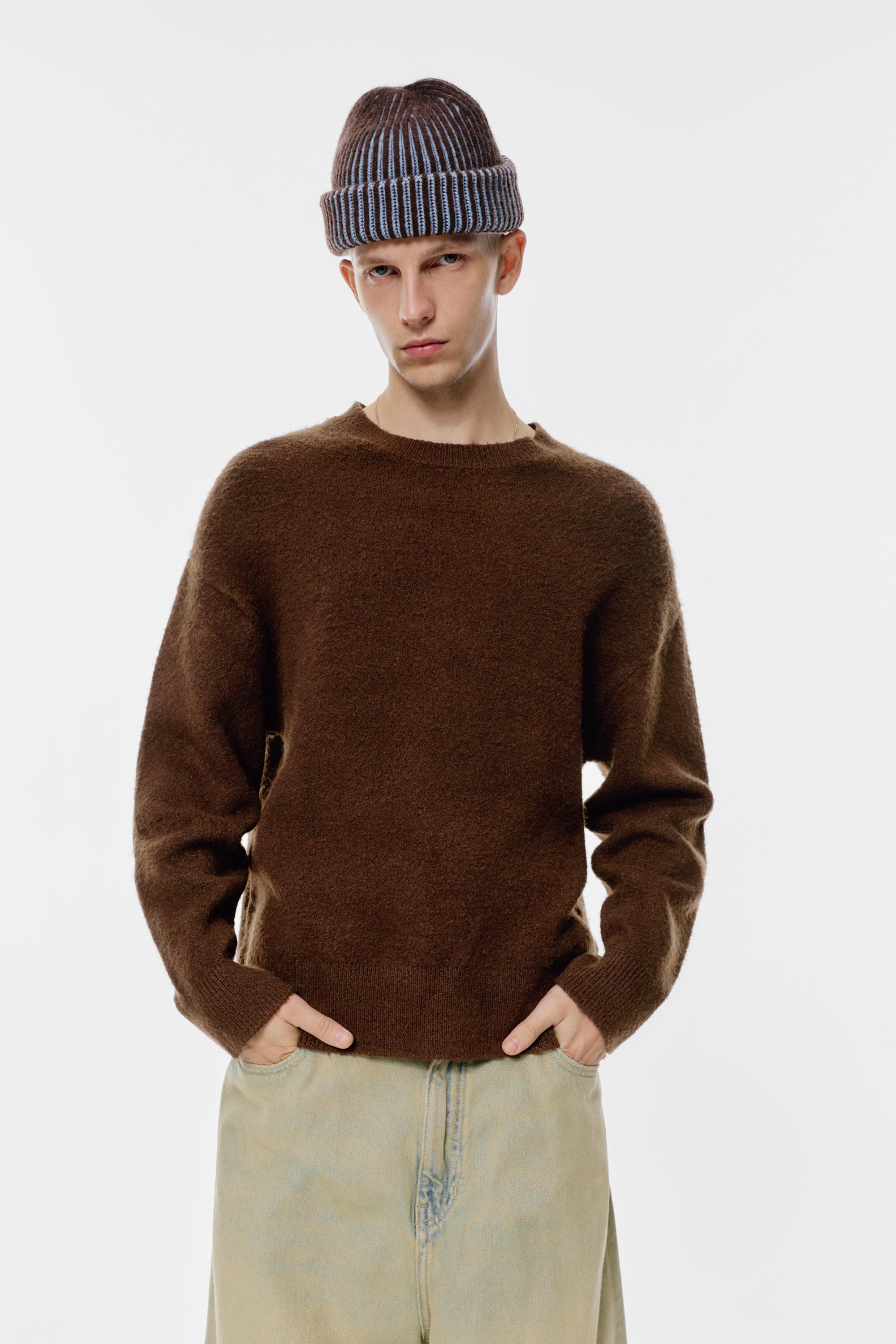 Pull Maille Texturée - Pull&Bear - Modalova