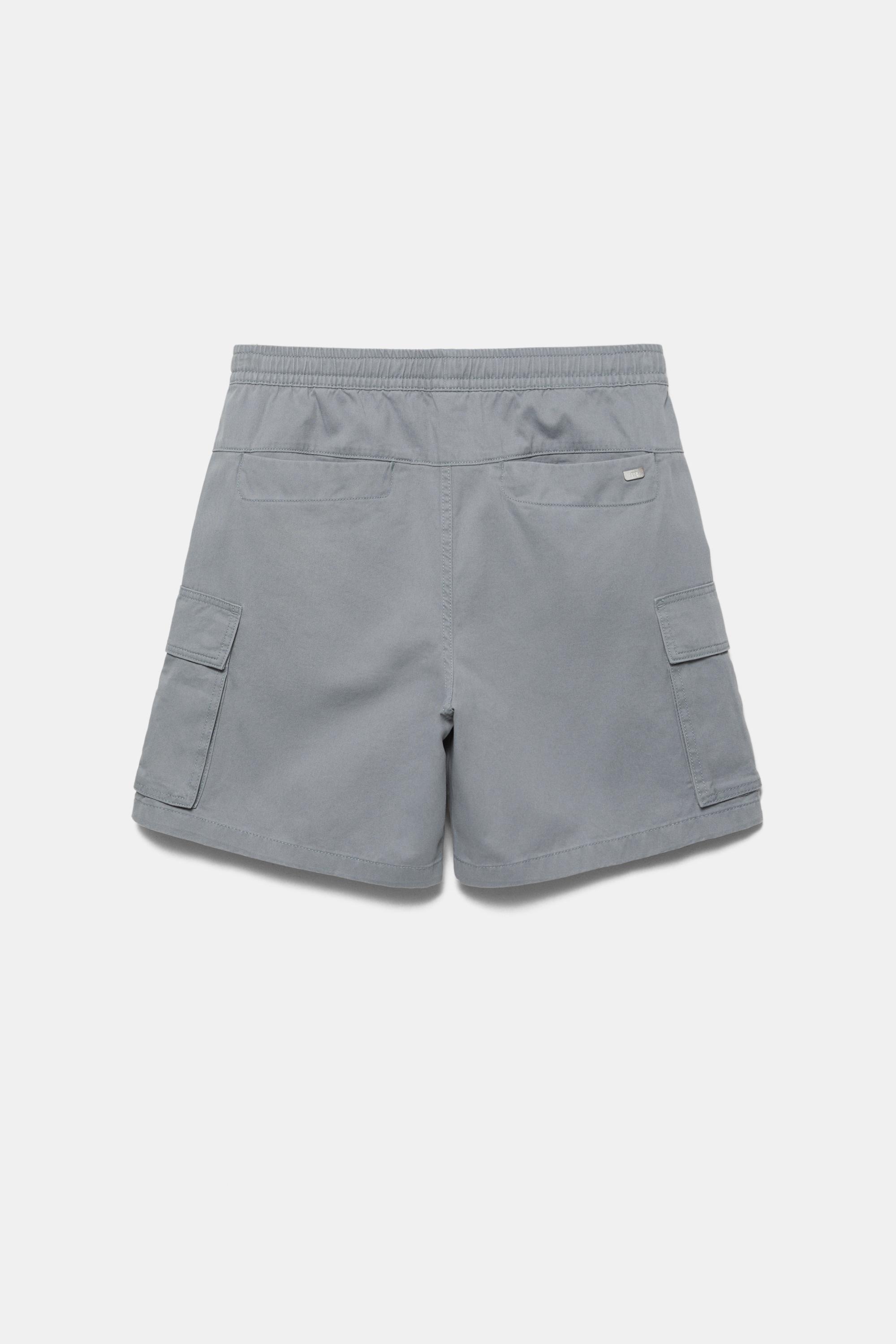 Cargo Bermuda shorts — Grey
