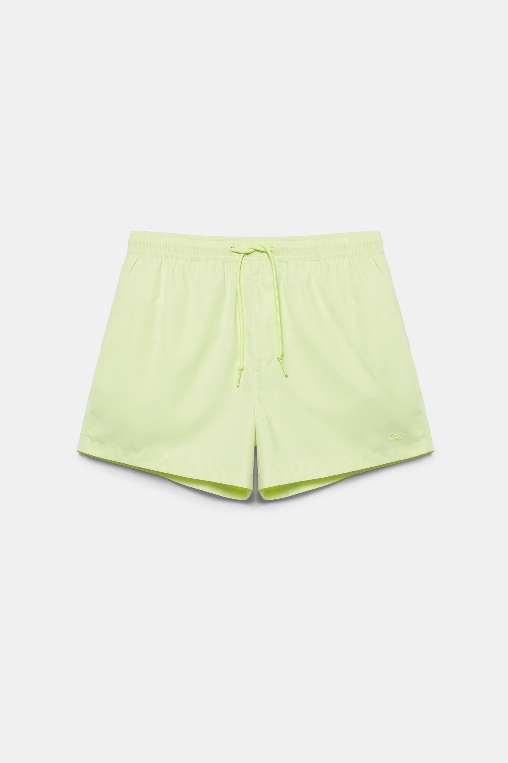 Basic swimming trunks — Lime