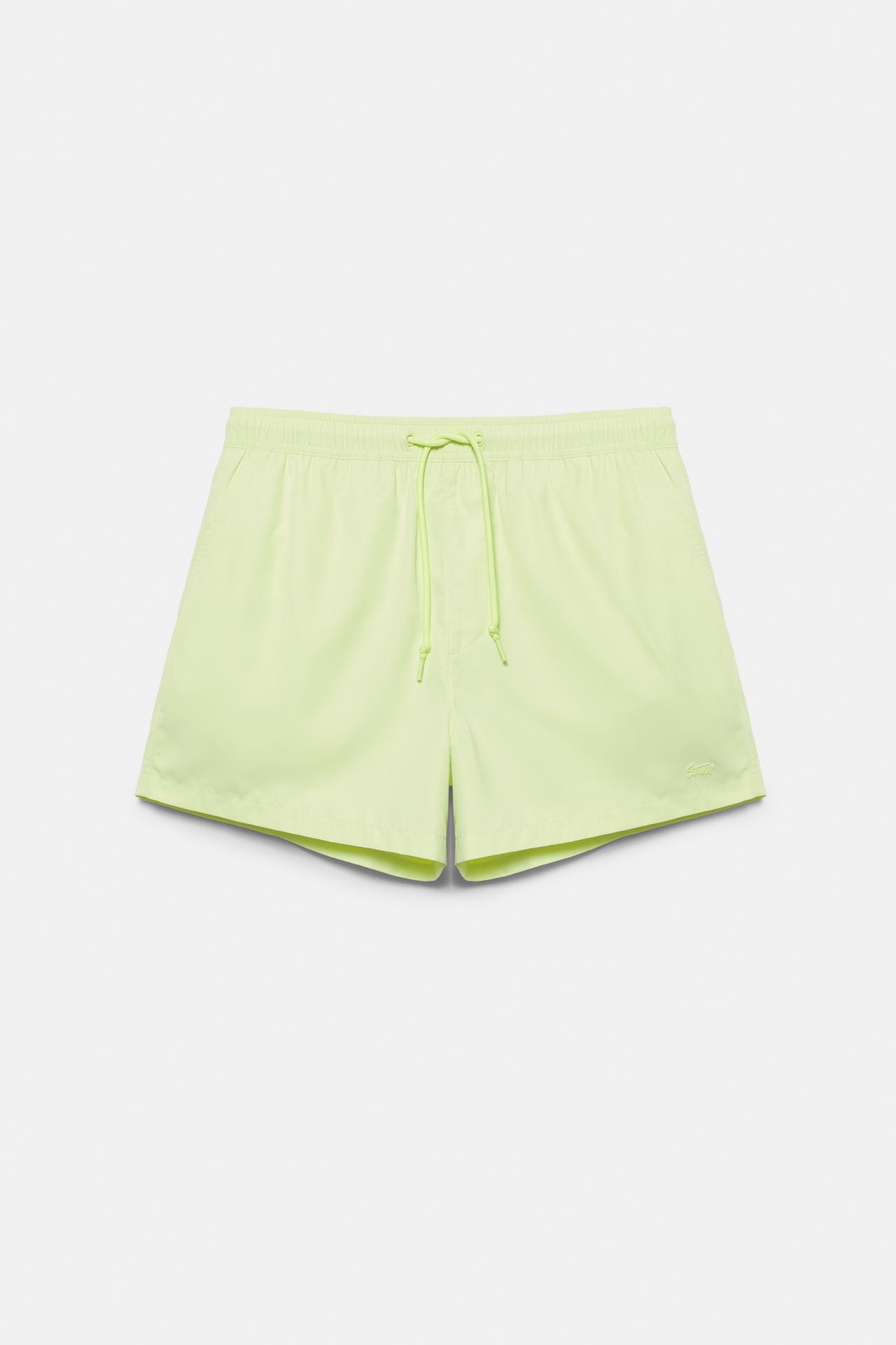 Basic swimming trunks — Lime