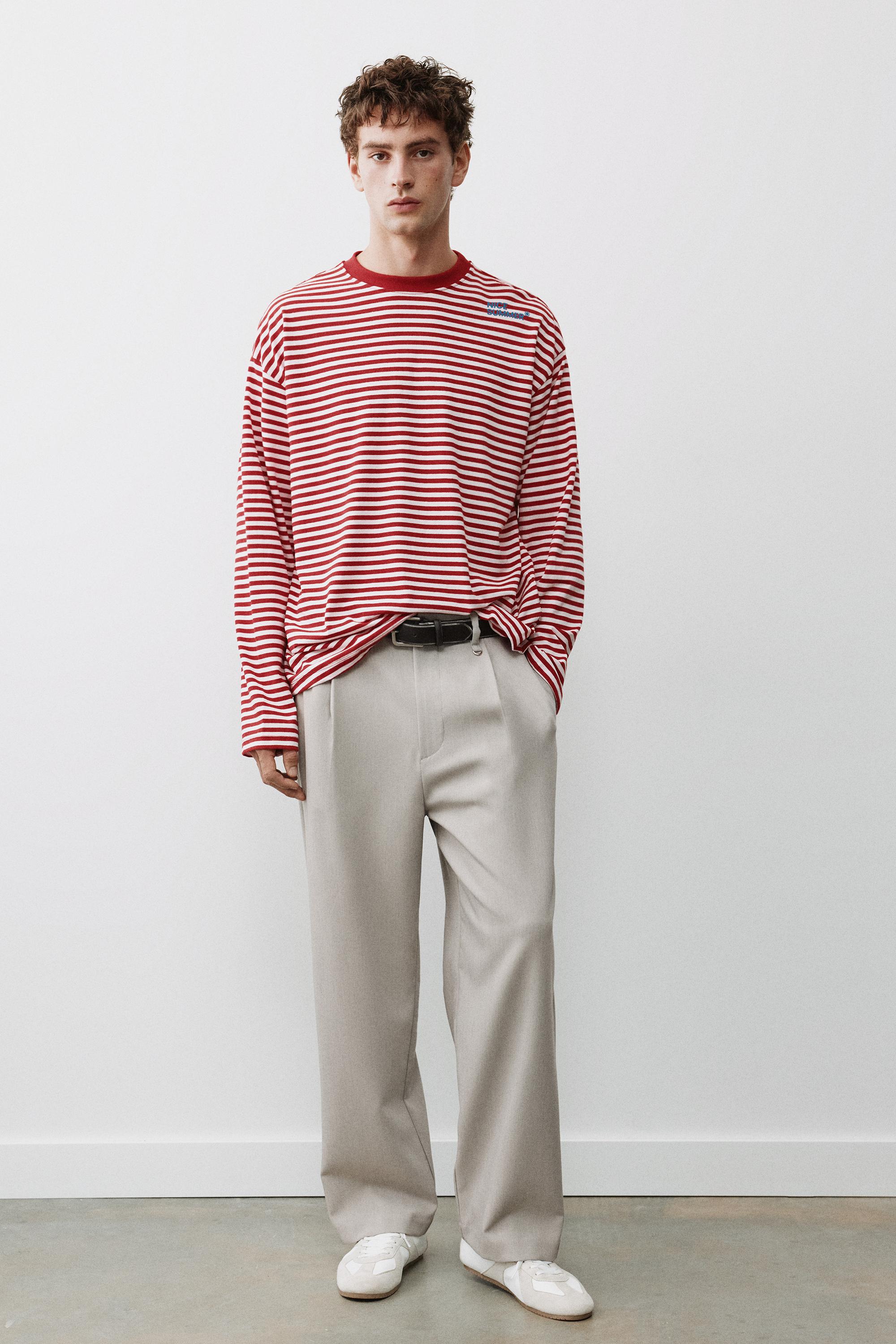 Tailored darted trousers — Stone