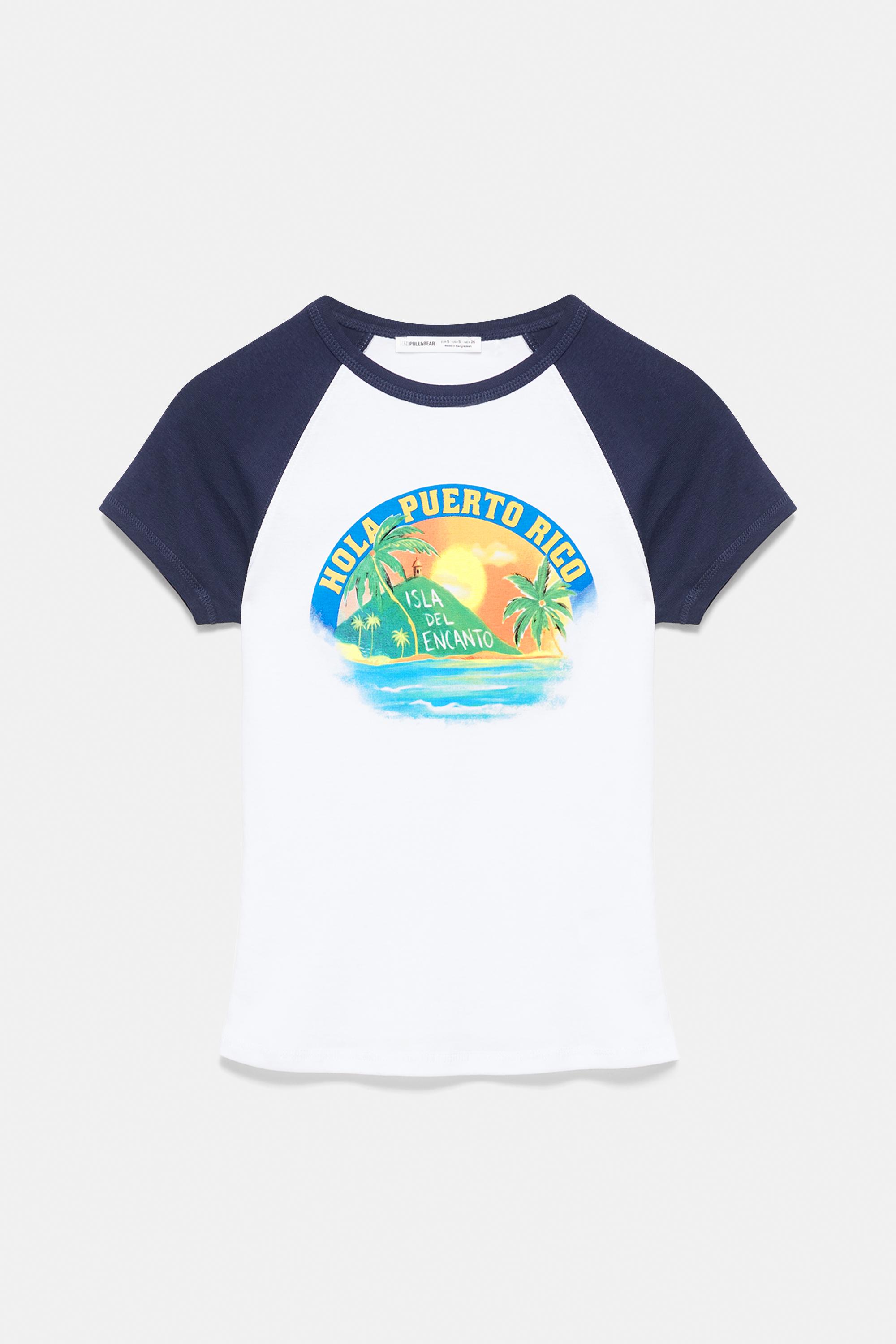 Puerto Rico graphic T-shirt — White