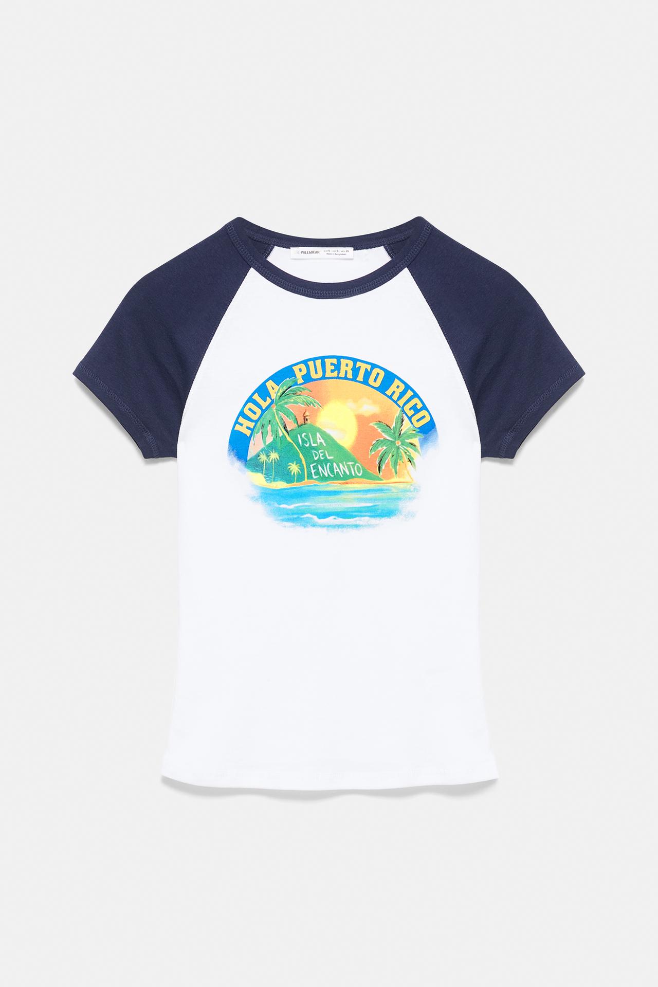Puerto Rico graphic T-shirt — White